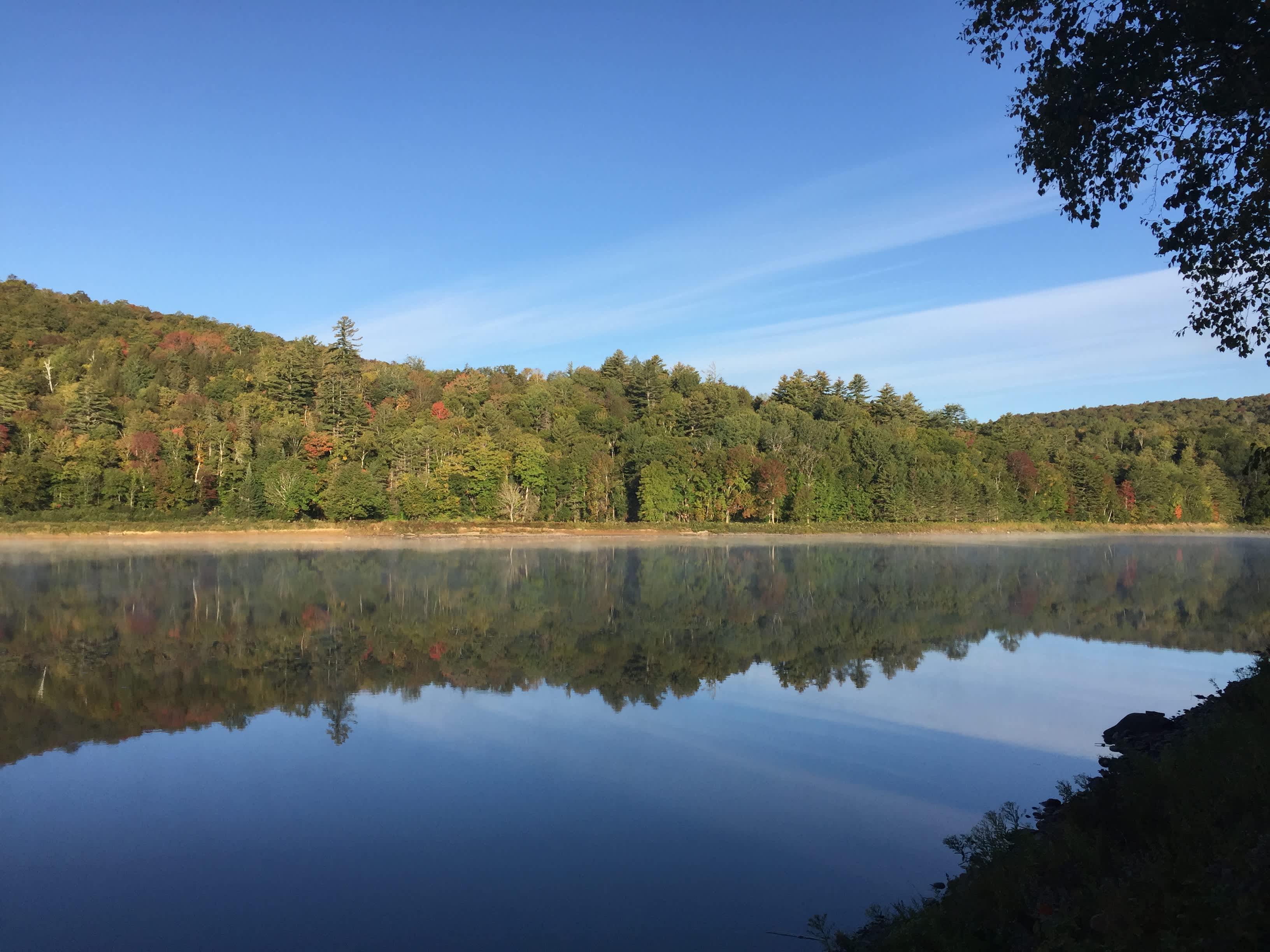 Flashing Moose river camping