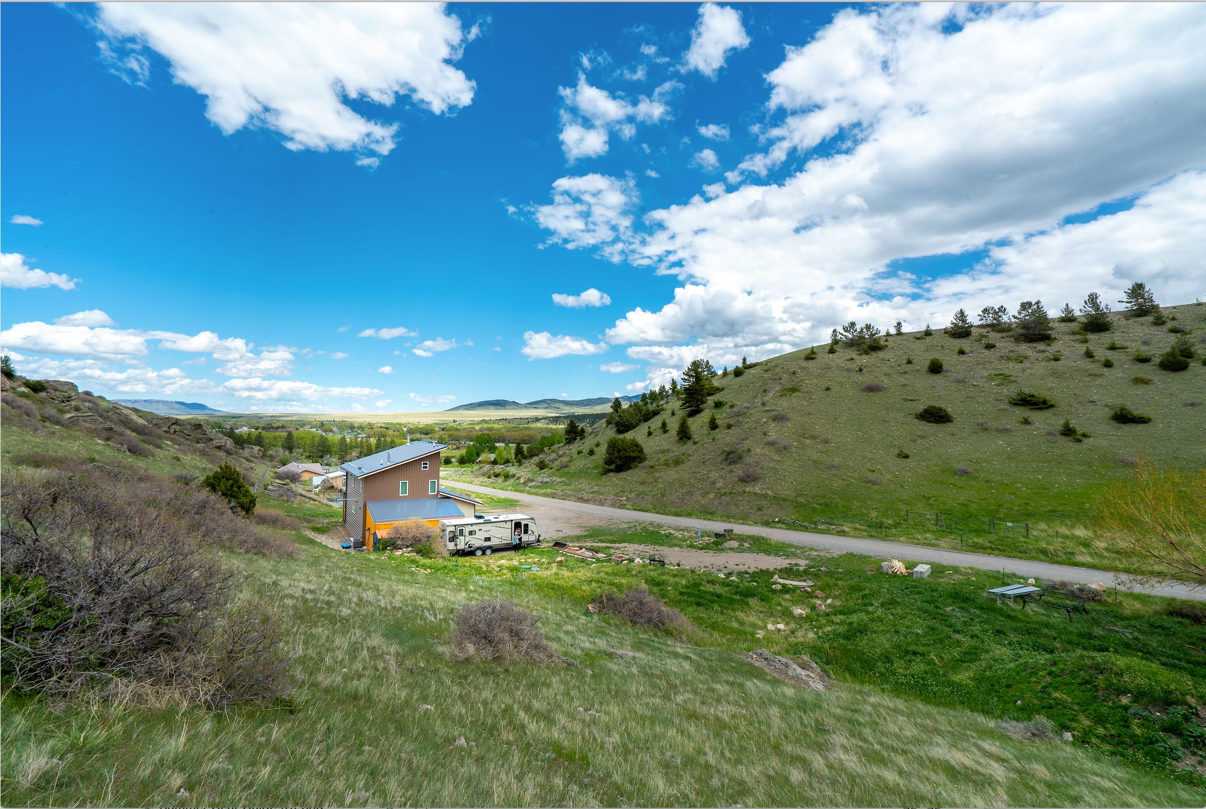 Enjoy the open space and big sky around The Bird's Nest.