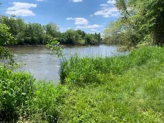 Closest river access to camp site.  Accessed by trail through woods. Also place to put in or take out Kayak.
