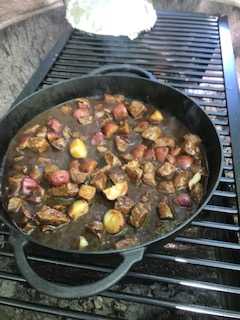 Camp cooking Equipment (Firepit grate and cast Iron pans) available for rent as an extra- $20. 