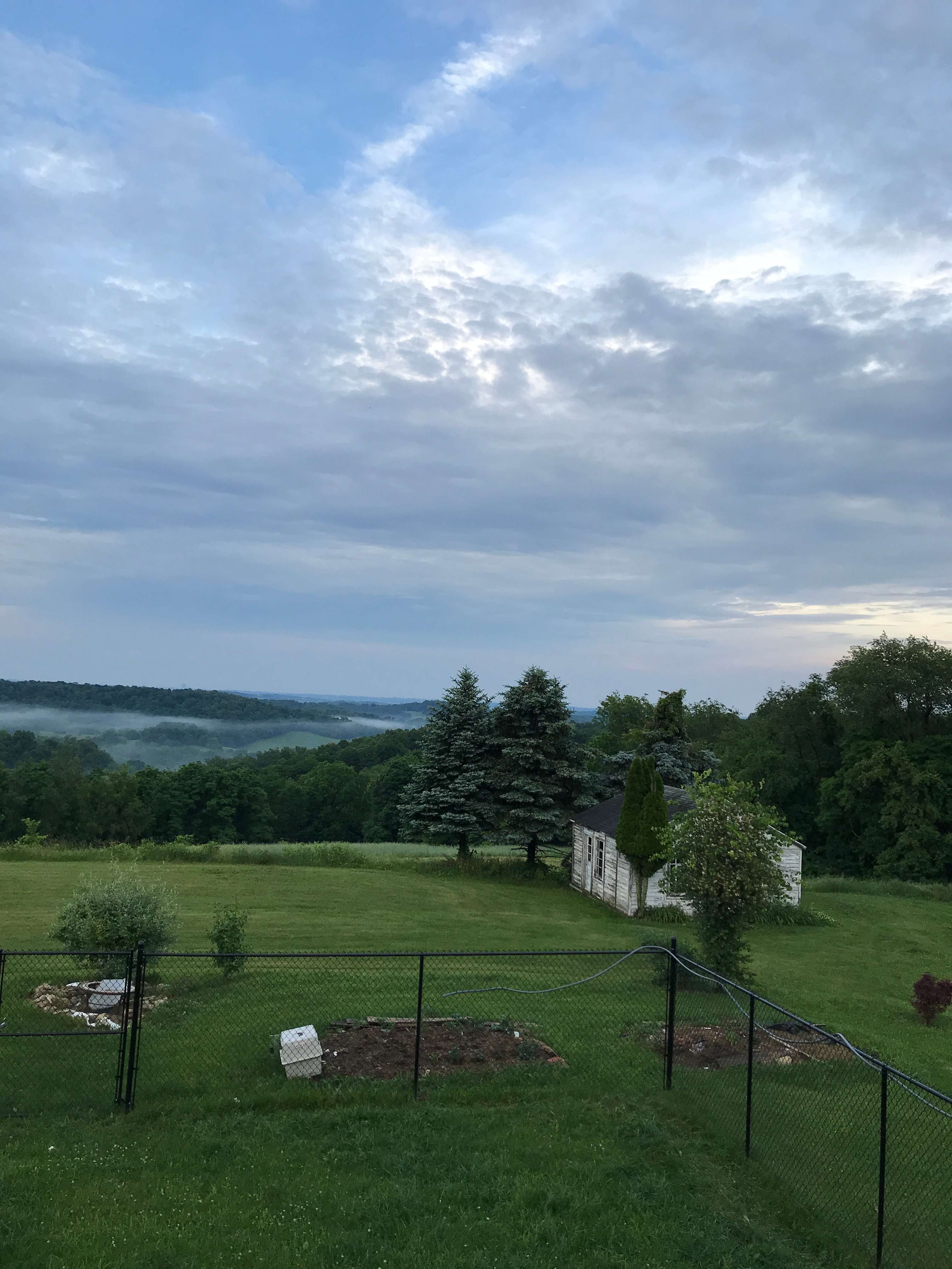 Camping with beautiful Sunrises