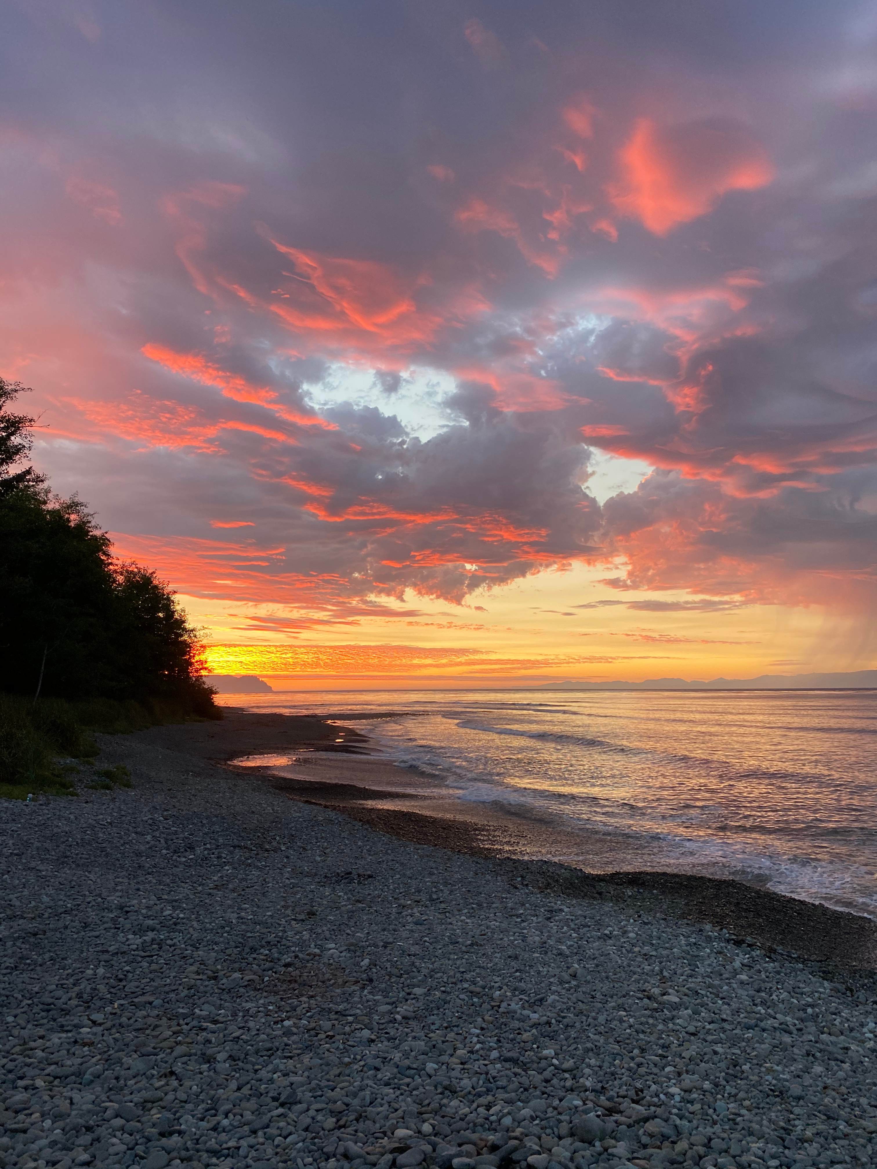 Beach view with amazing sunsets