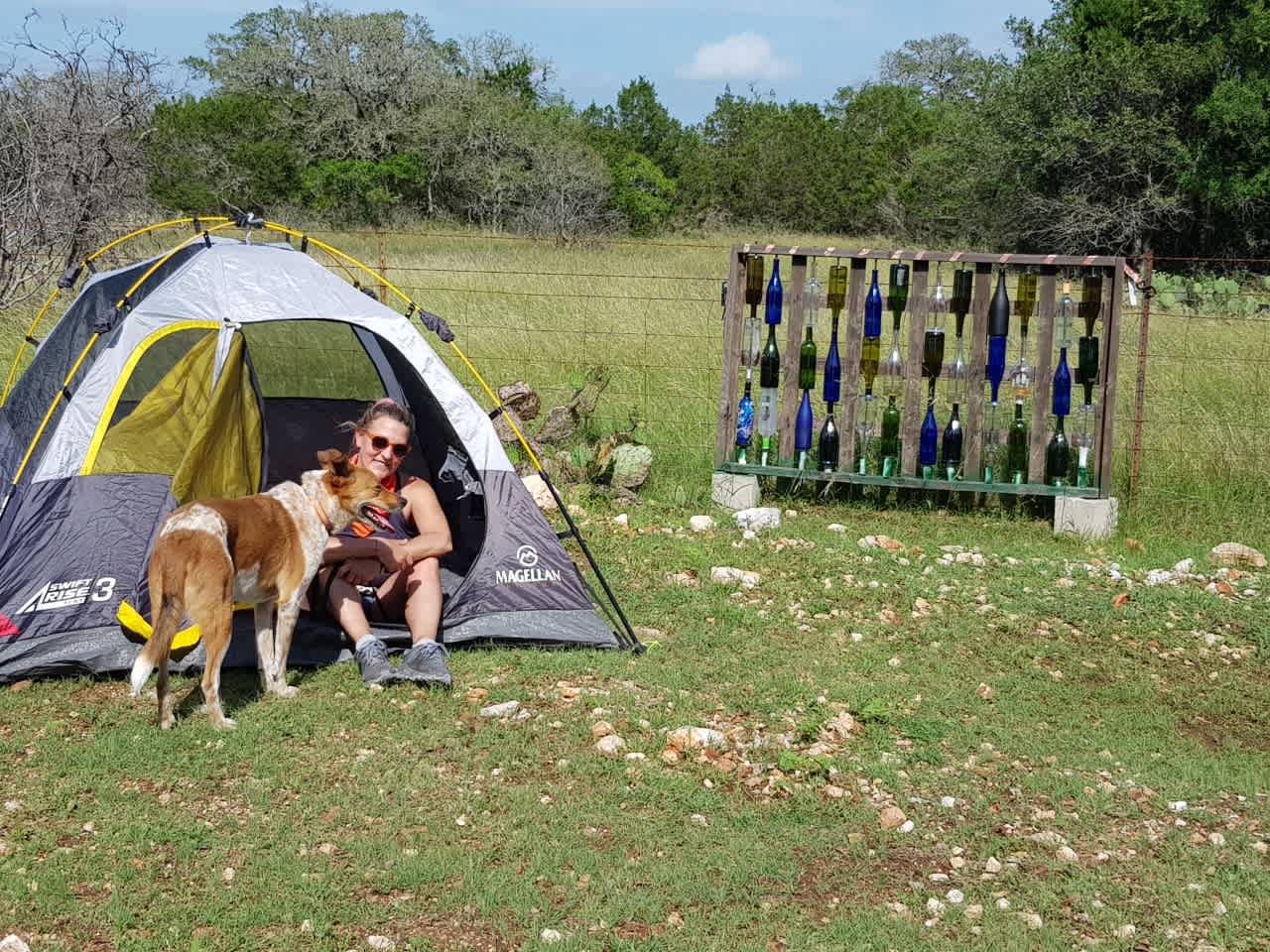 many tent spots to choose from