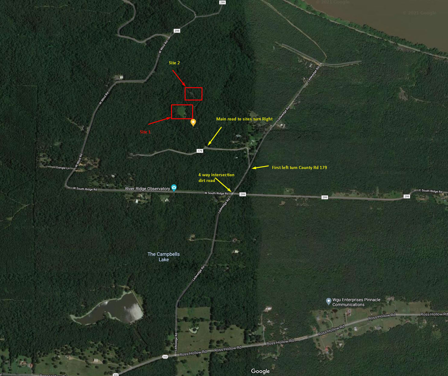 This is an overview of the area.