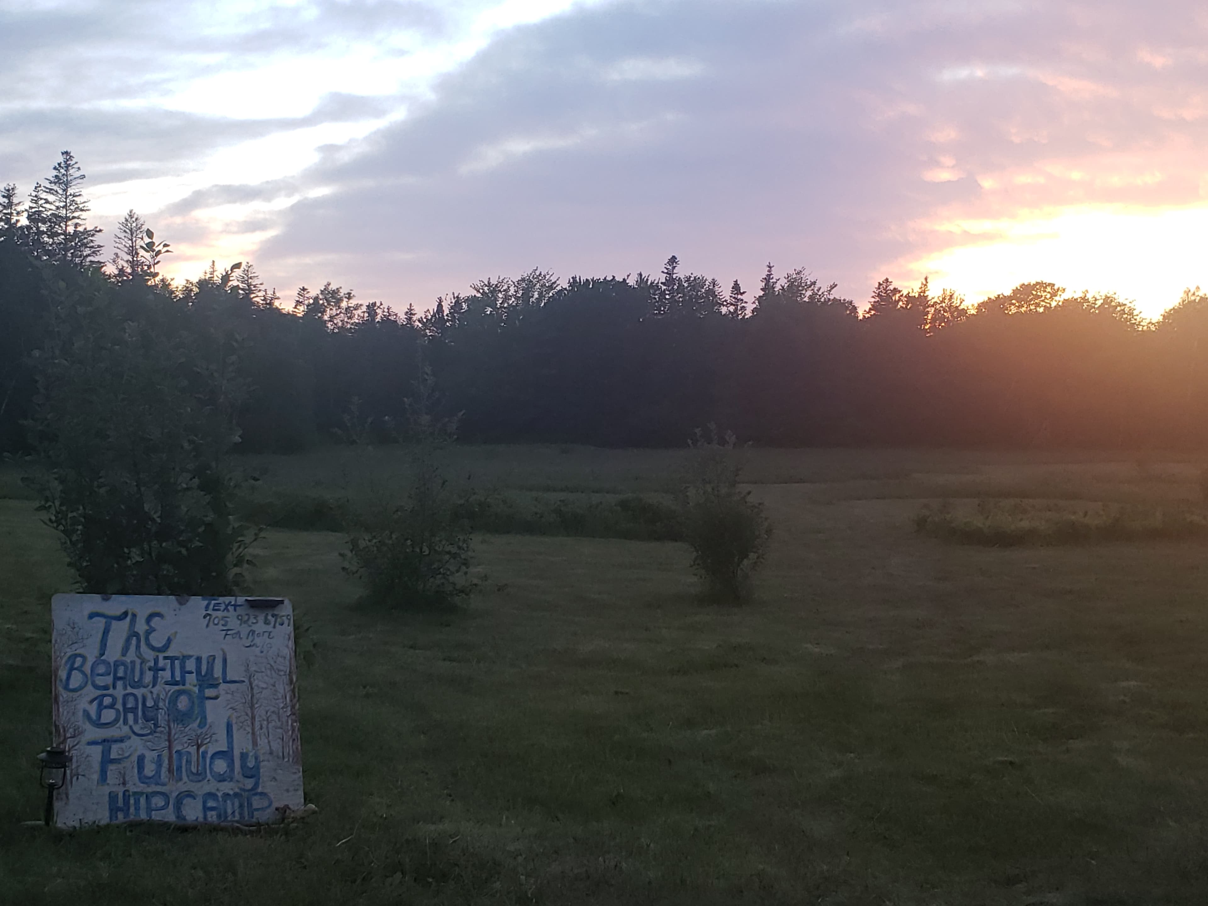 Beautiful Bay of Fundy offgrid