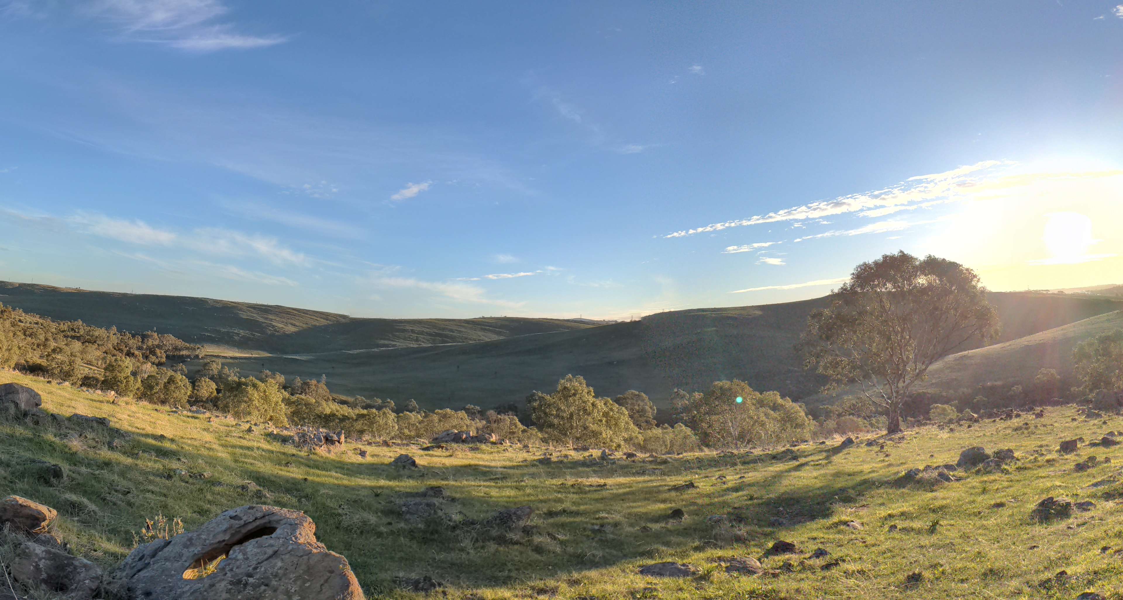 View from the hill.