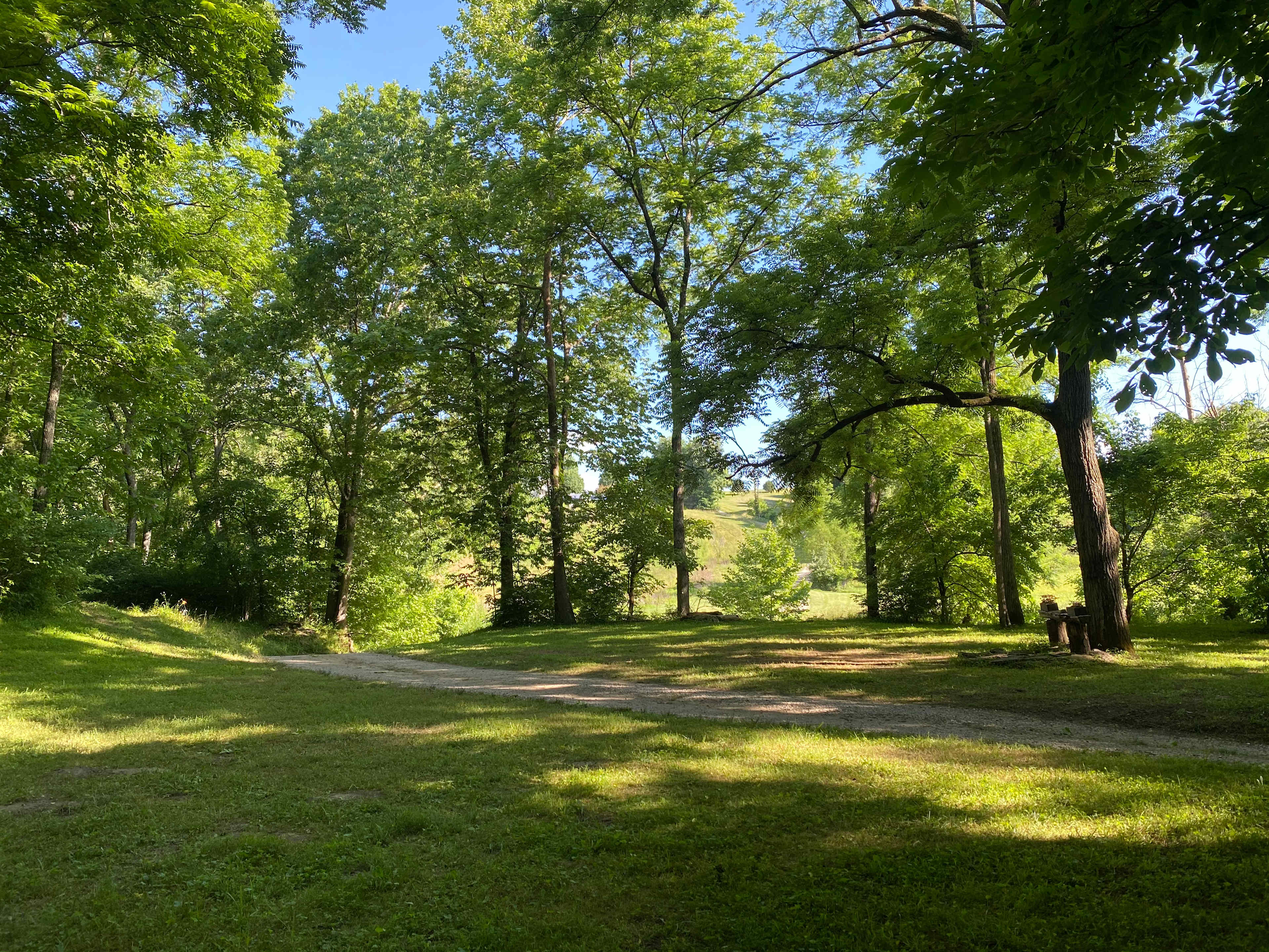 Fire pit creek side