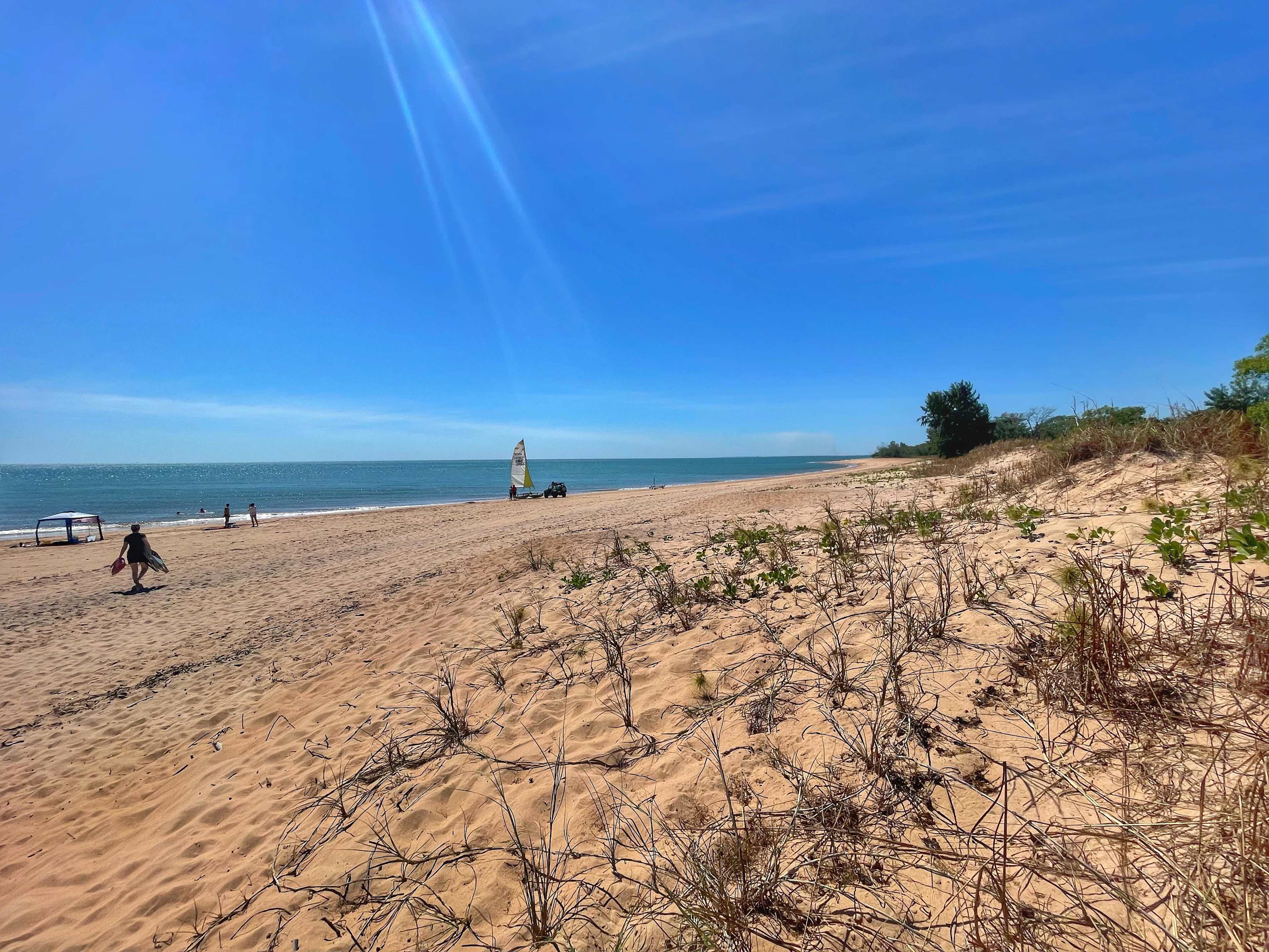 5 mins walk to a beautiful Wagait Beach