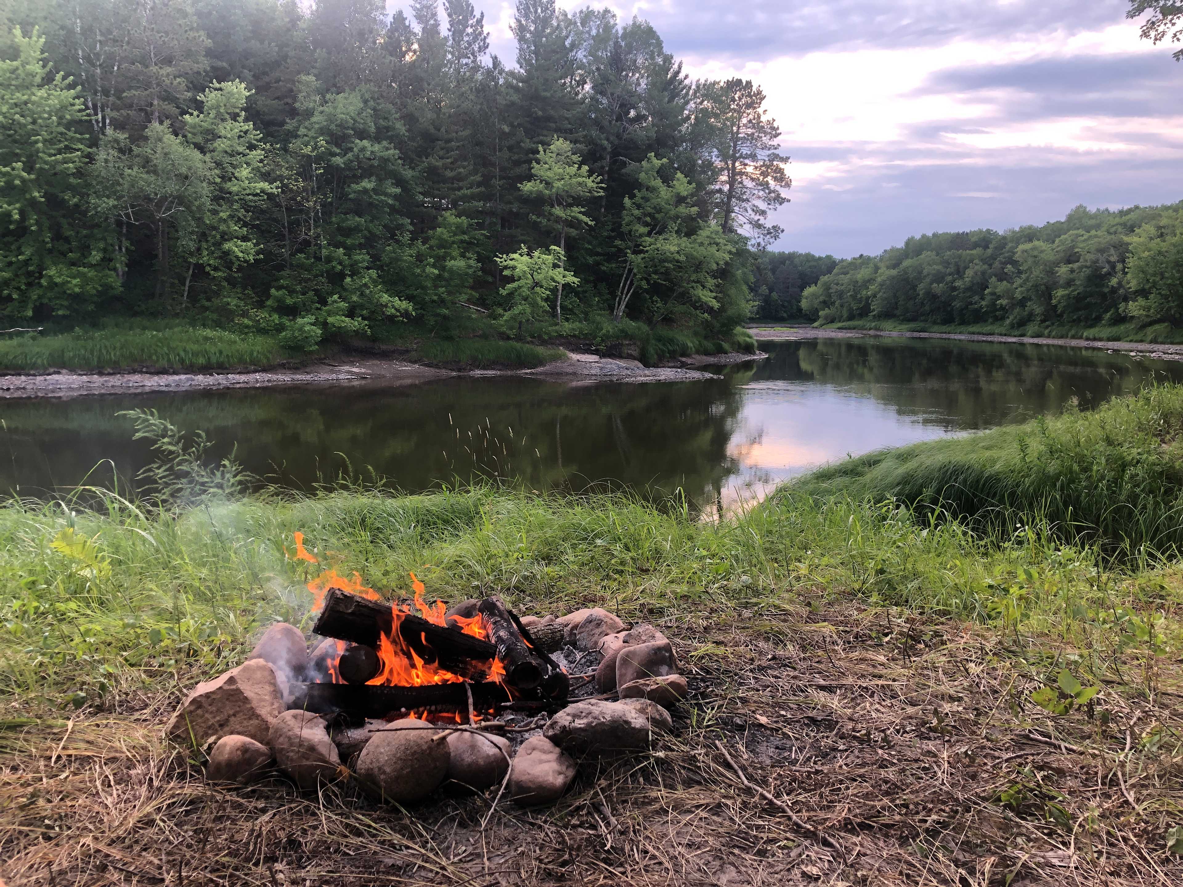 Free firewood - a huge bonus!