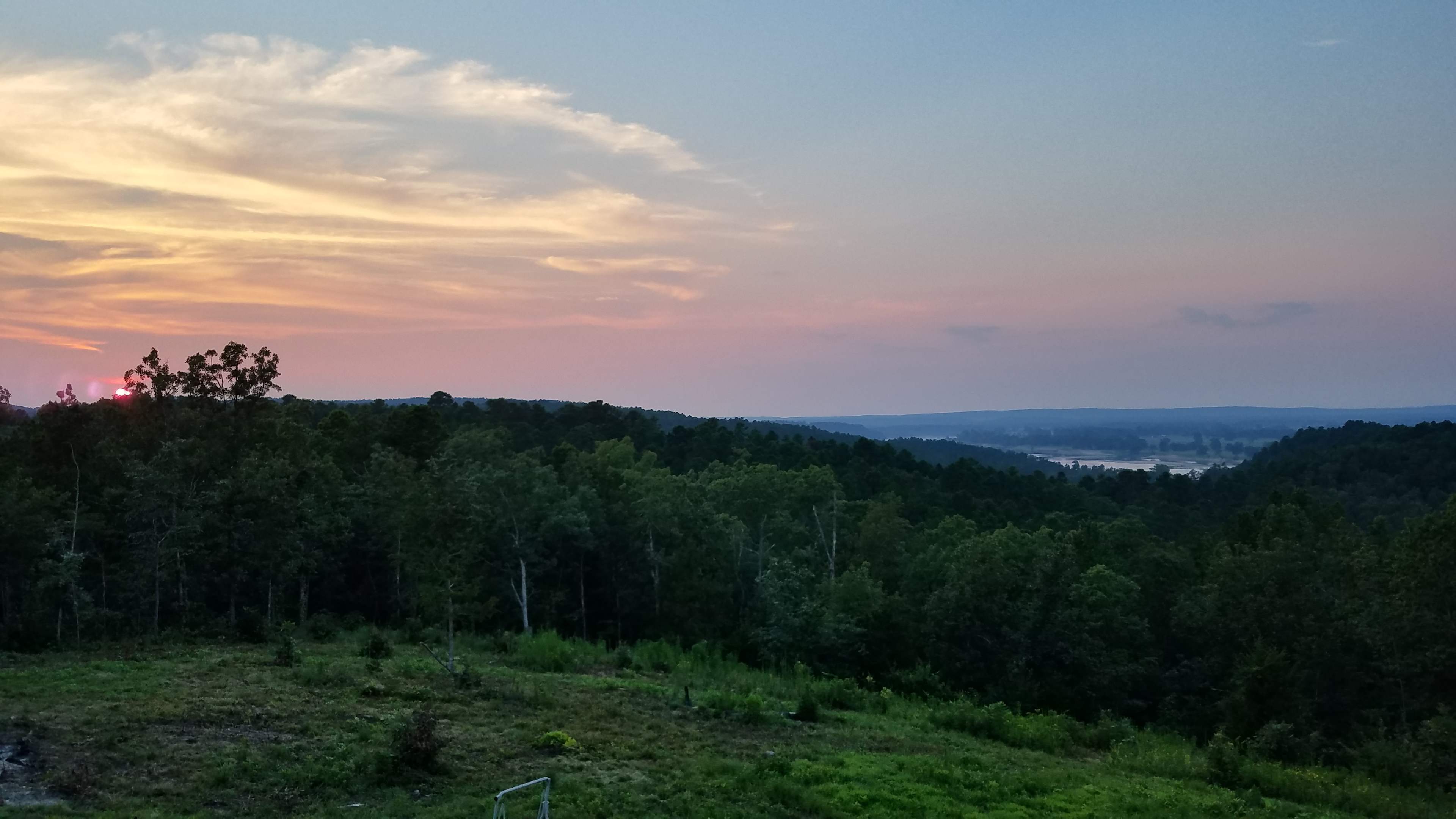 It's all about the sunsets!  This is on Site 1.