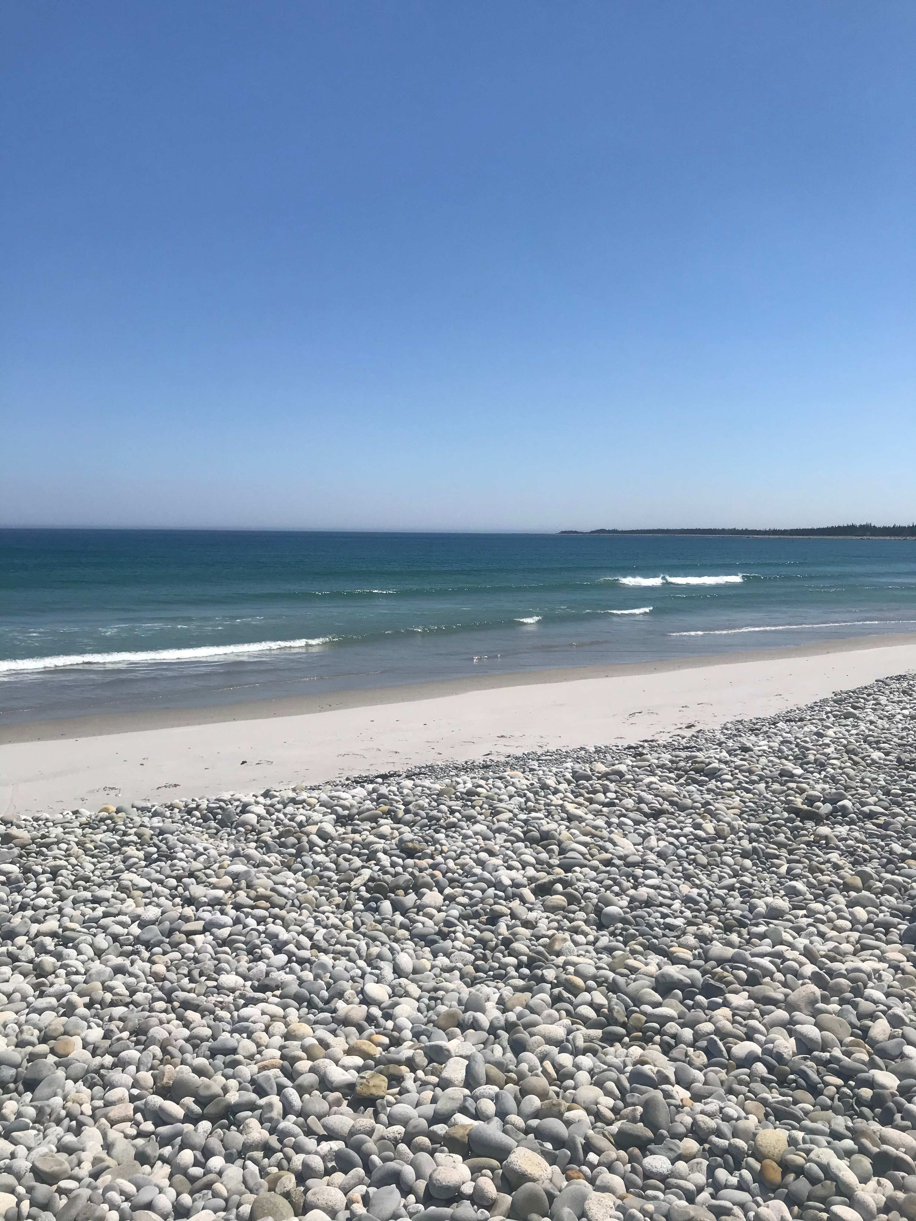 Beautiful white sand beach minutes away. 