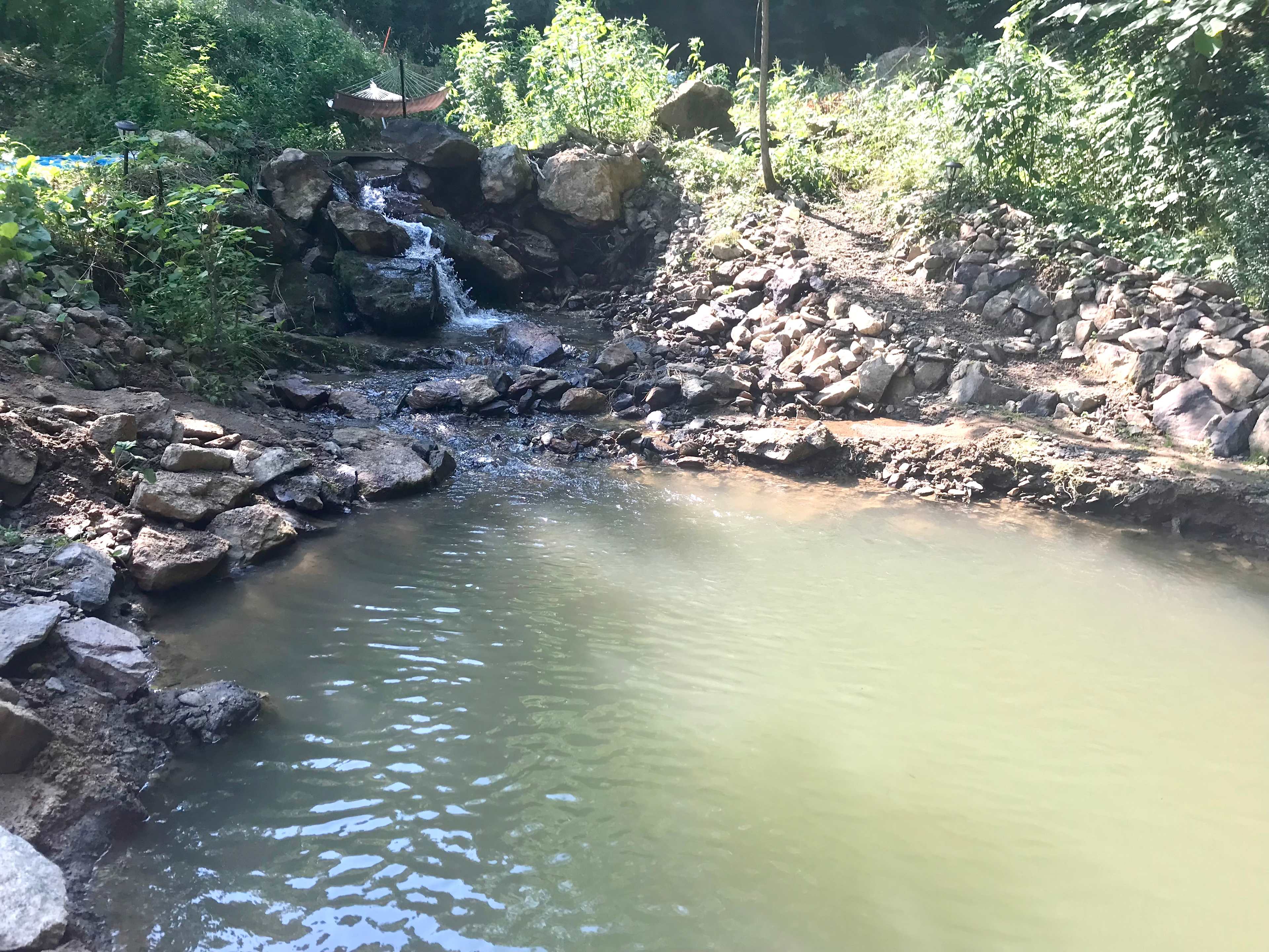 Swimming hole!  No lifeguard on duty-swim at ur own risk. 