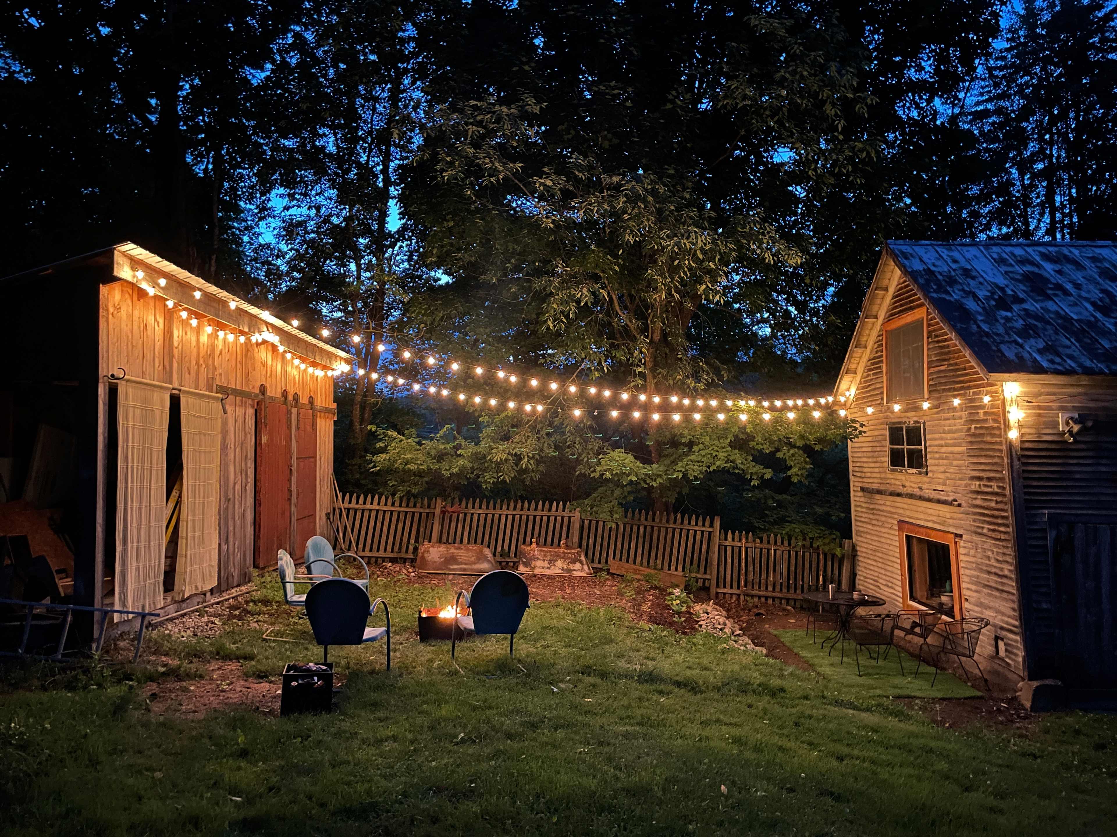 Evening at the barn.