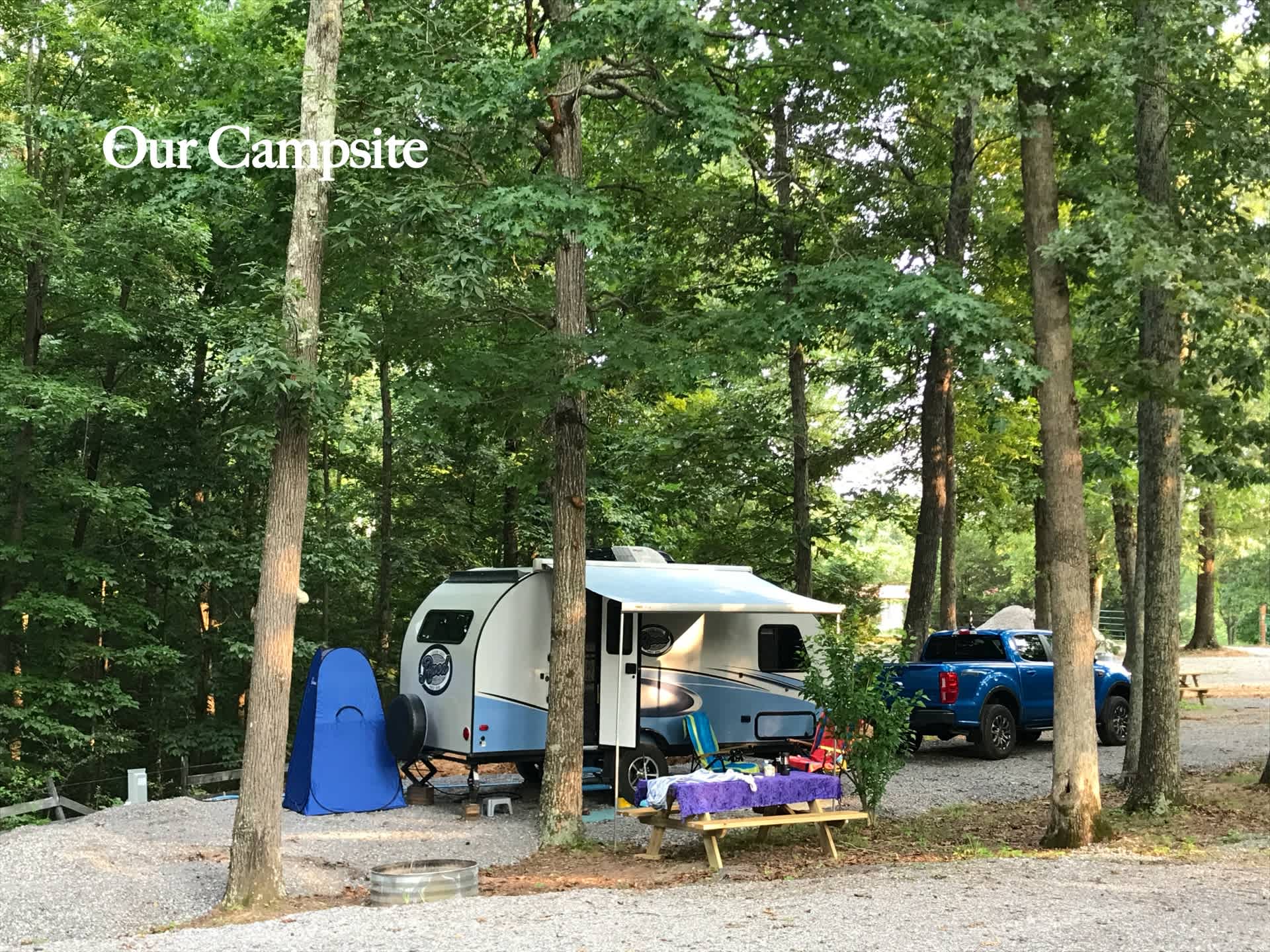 Our full hookup campsite