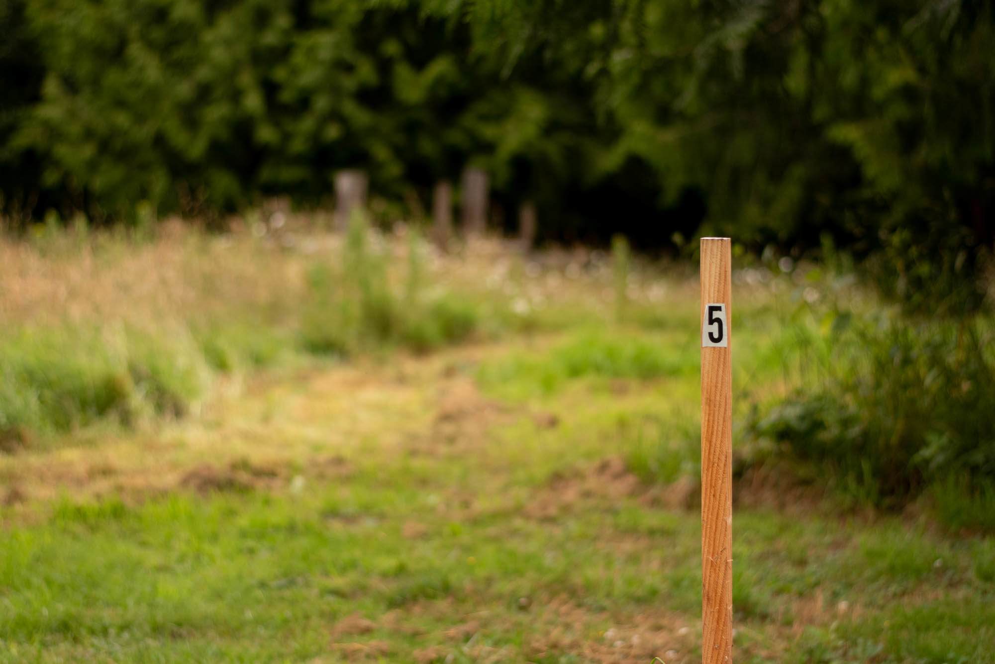 All the campsites are marked, but the host is very friendly and can greet you to help you know where to go!
