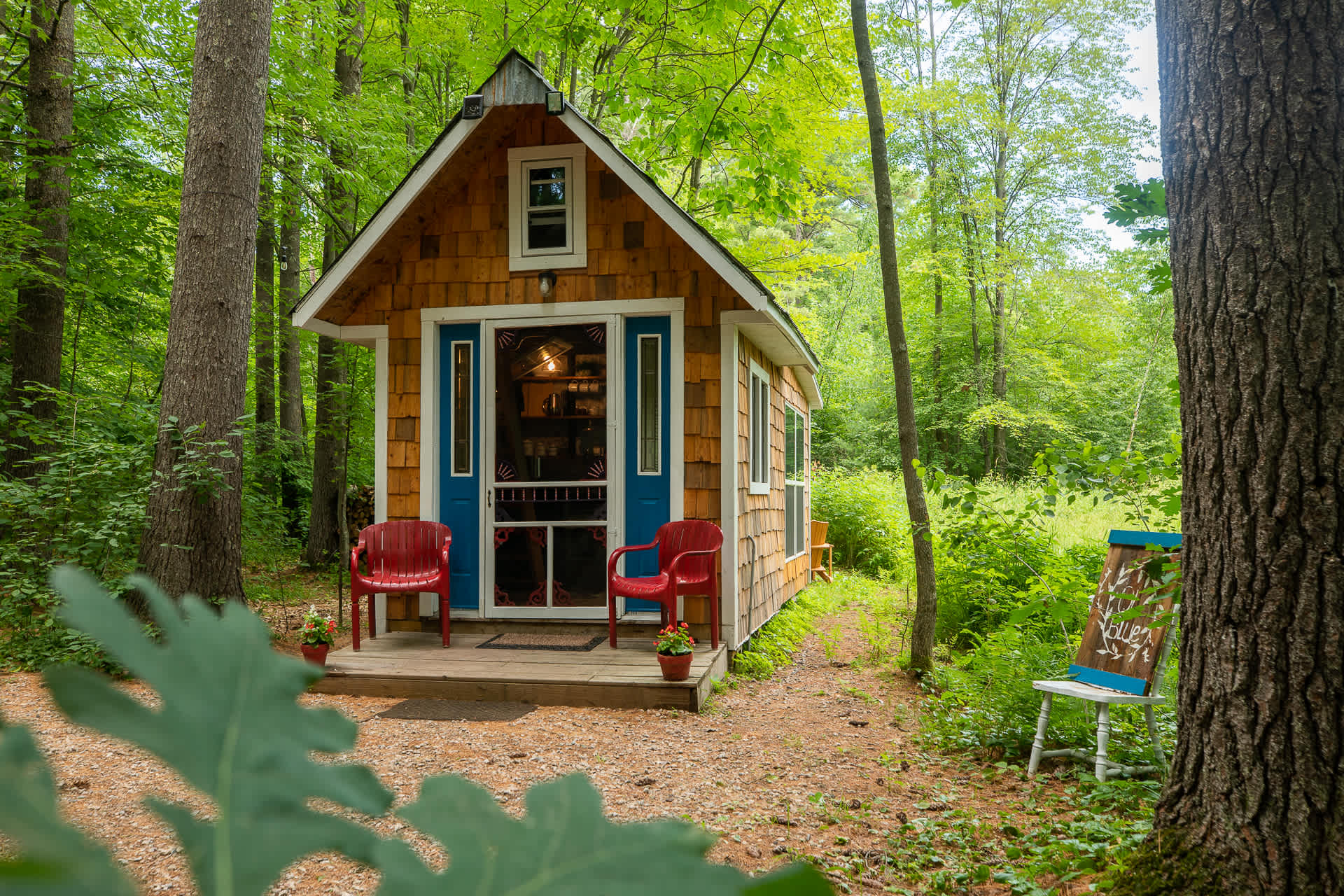 Front of cottage