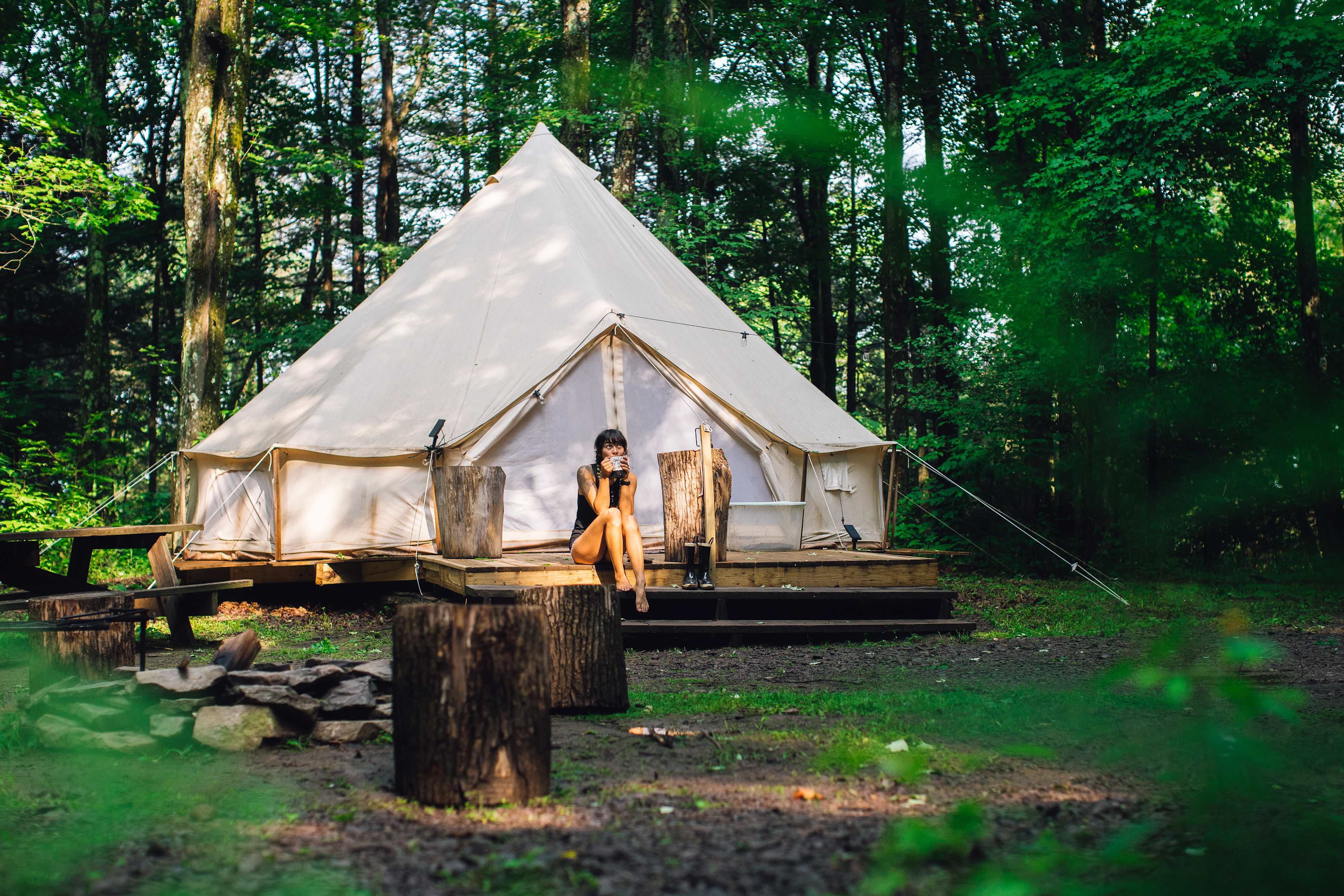 Canvas Private Glamping Yurt