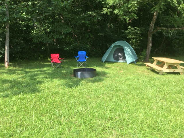 Campsite # 1 Stage view