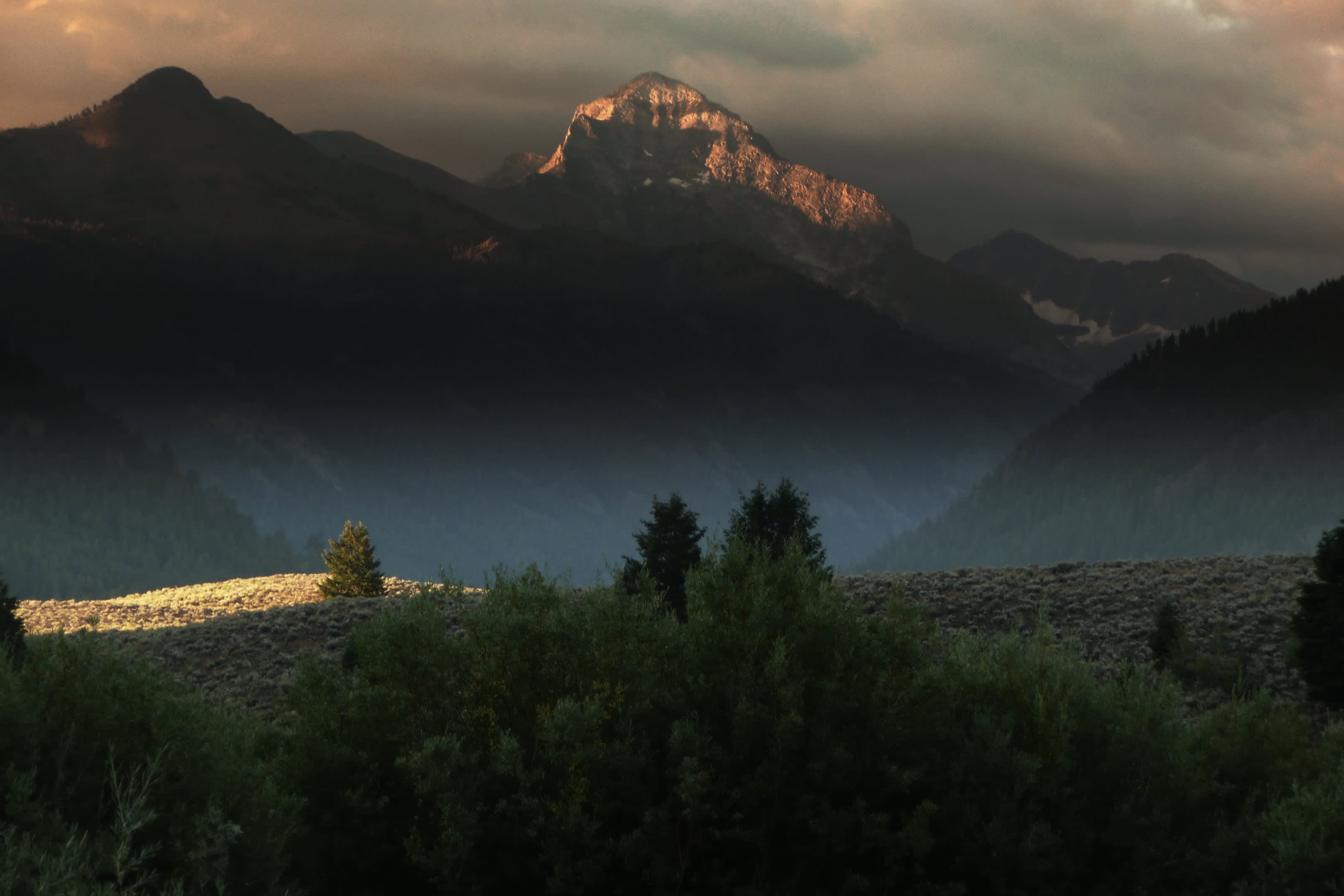 sometimes the mountain is moody
