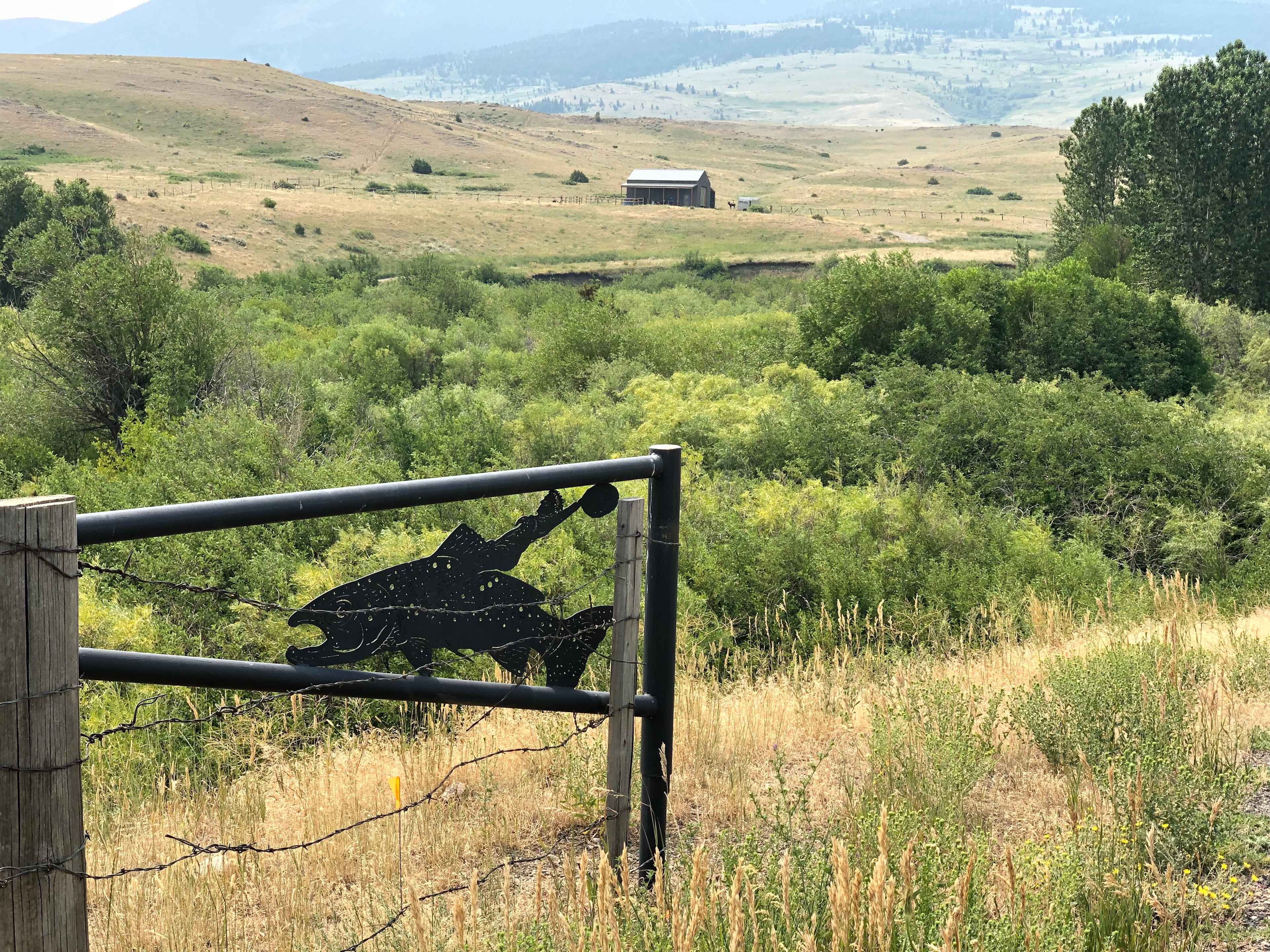 Entrance to the property 