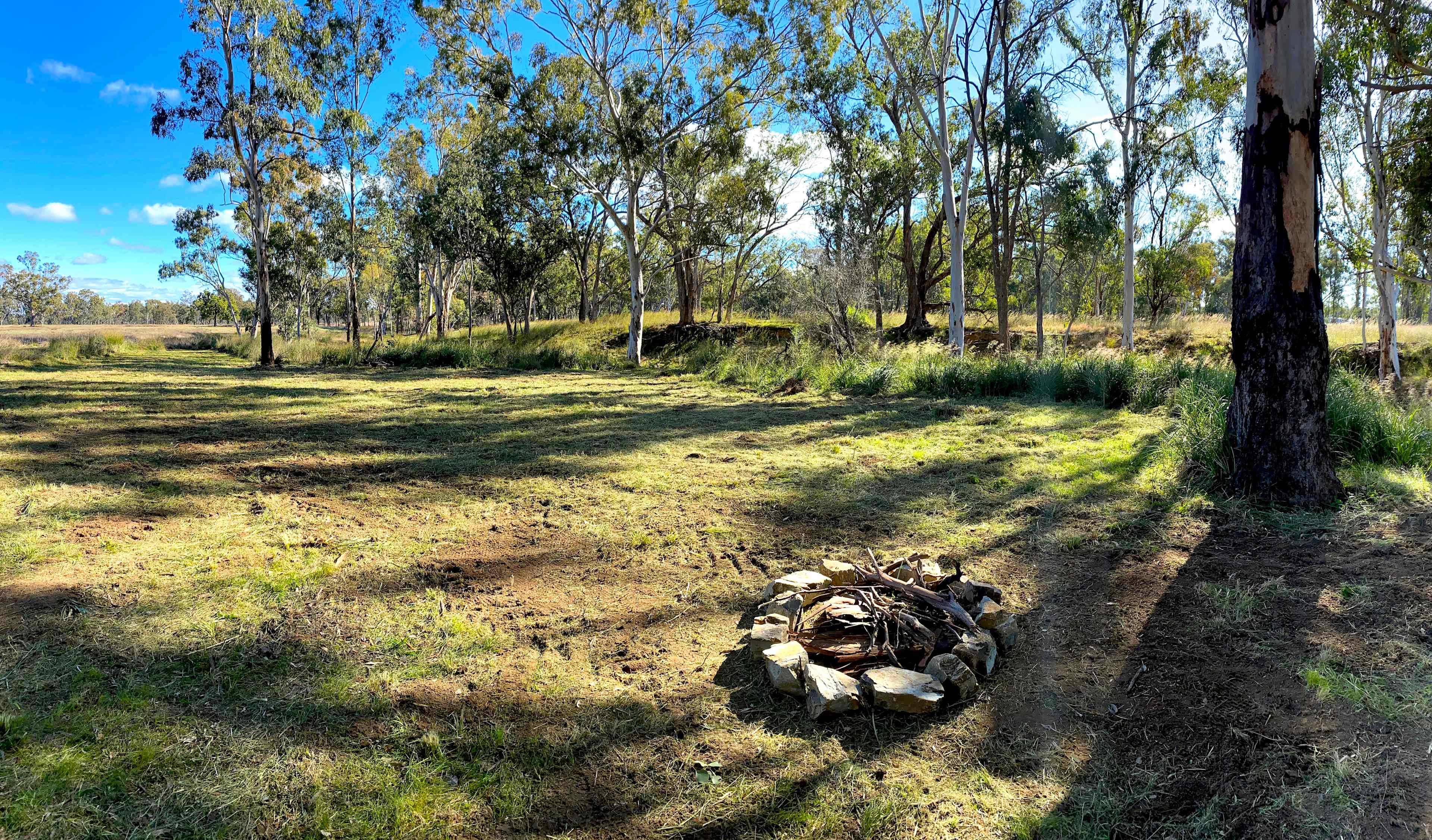 Stream-Side Camping Area & Fire Pit.