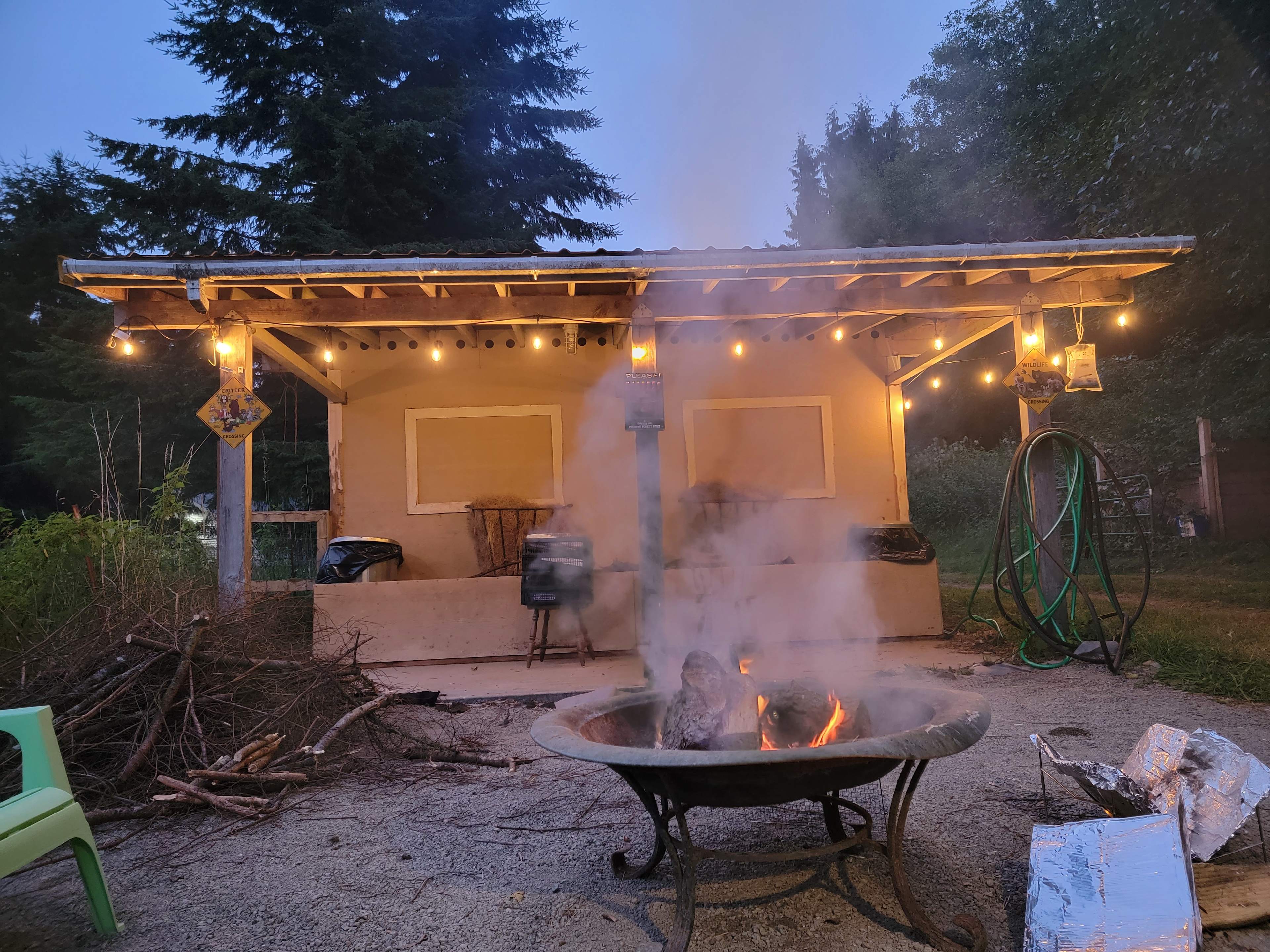 The firepit!