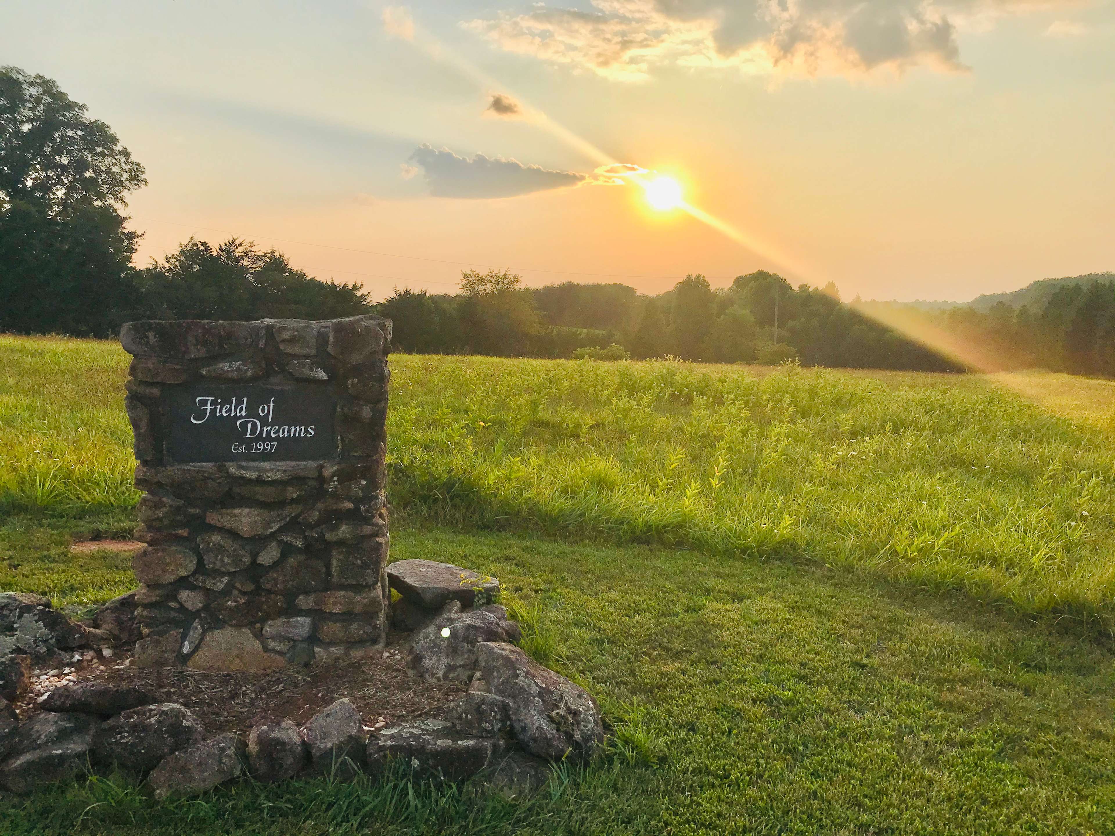 Entrance to our land