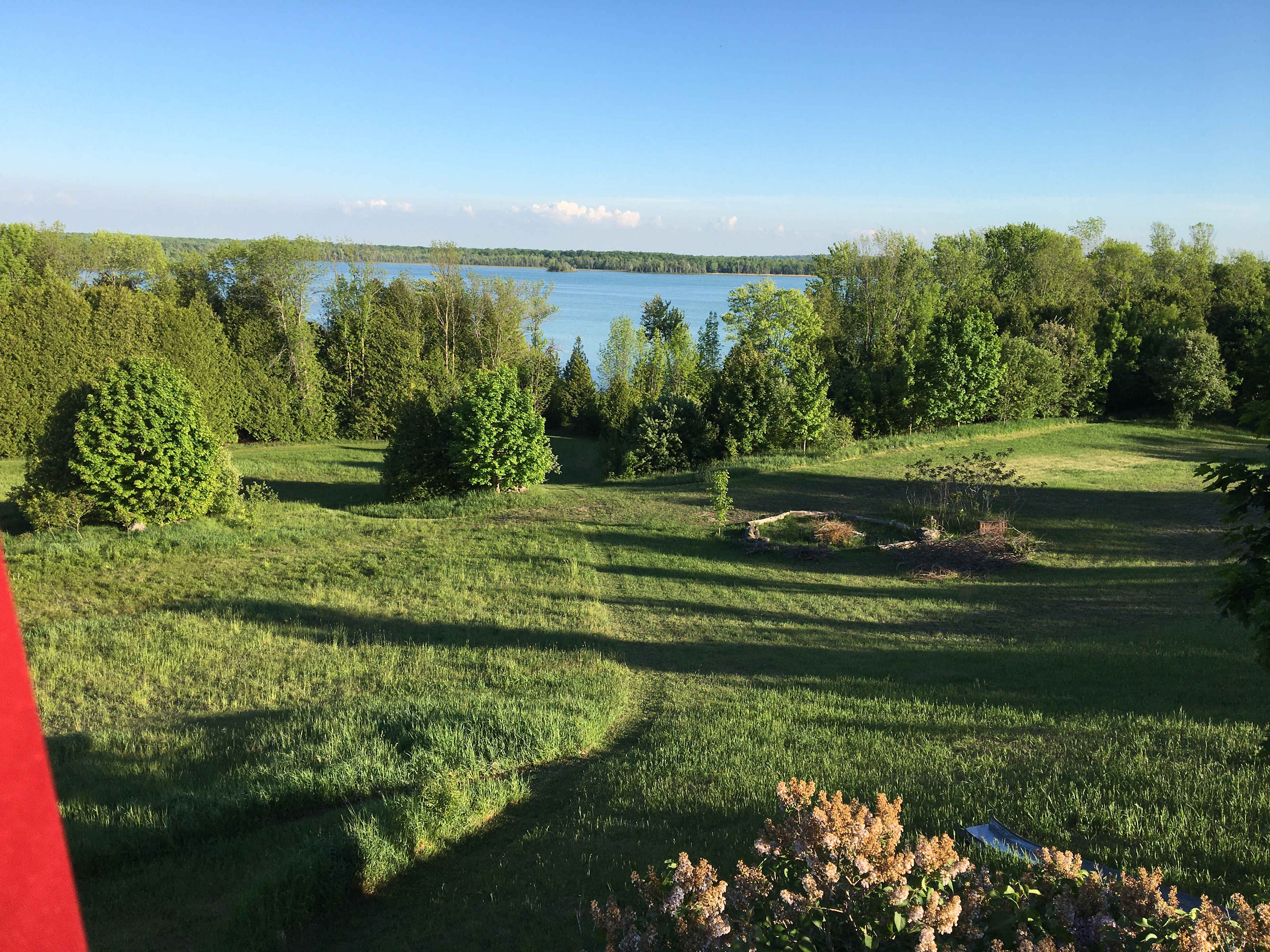 Looking down the hill towards the lake from the Hosts House
Campers can use the hillside to star gaze Bring a blanket and your star gazing gear & be amazed ⭐️