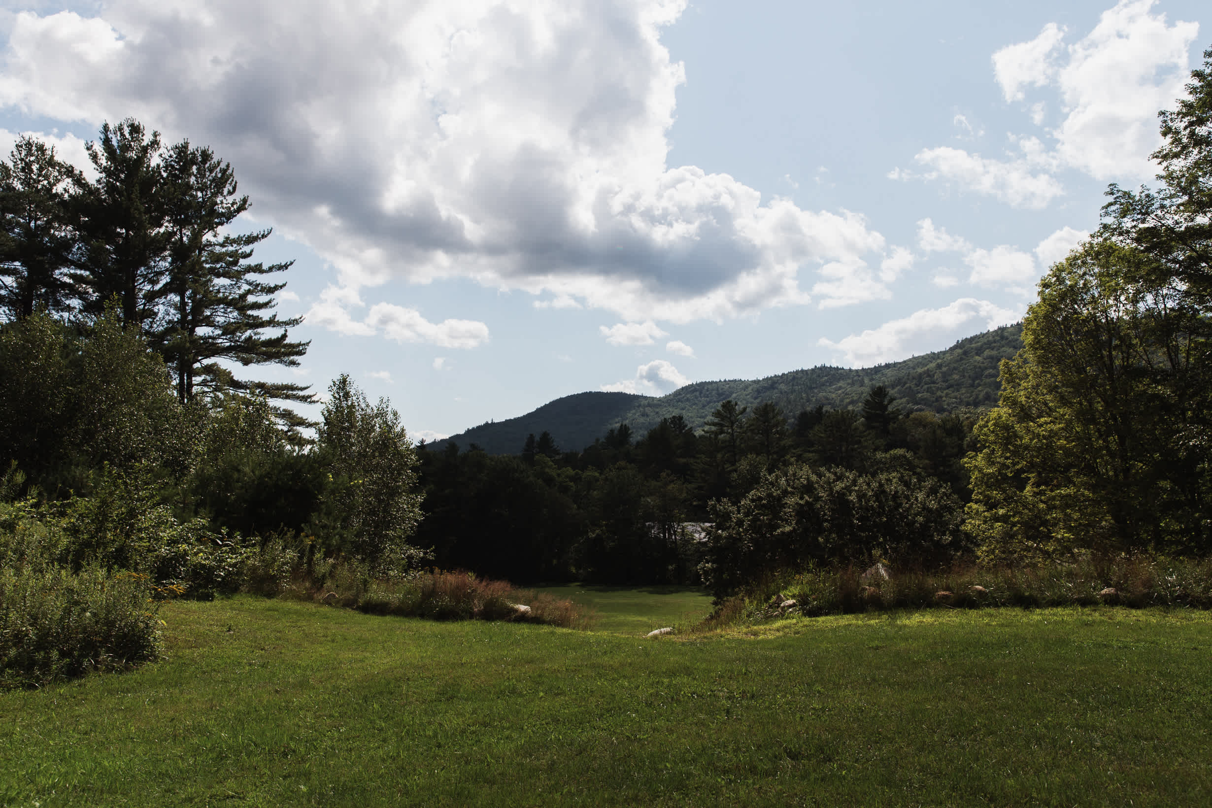 The view from the upper field was top-notch. 
