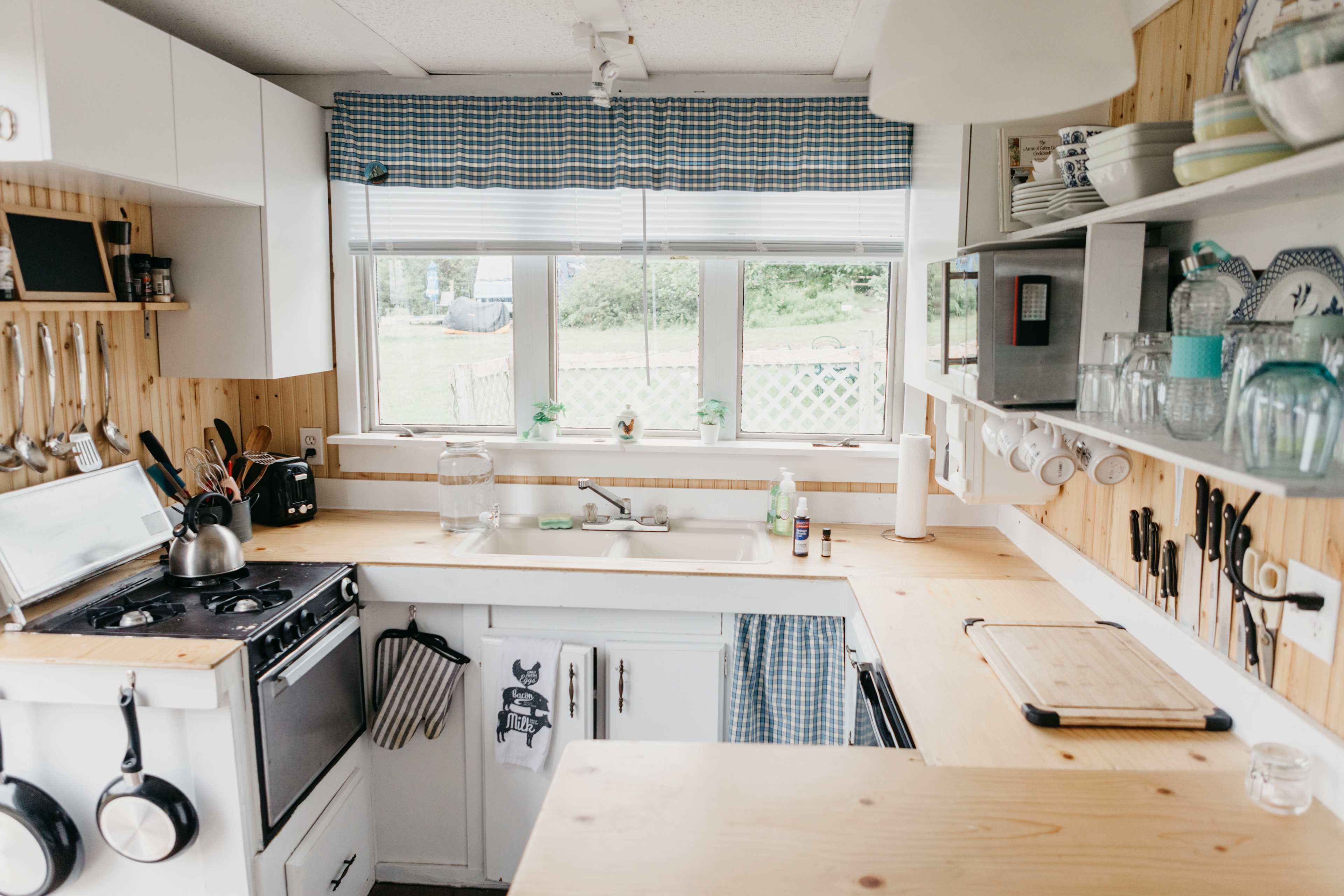 Kitchen in the Garden Shed