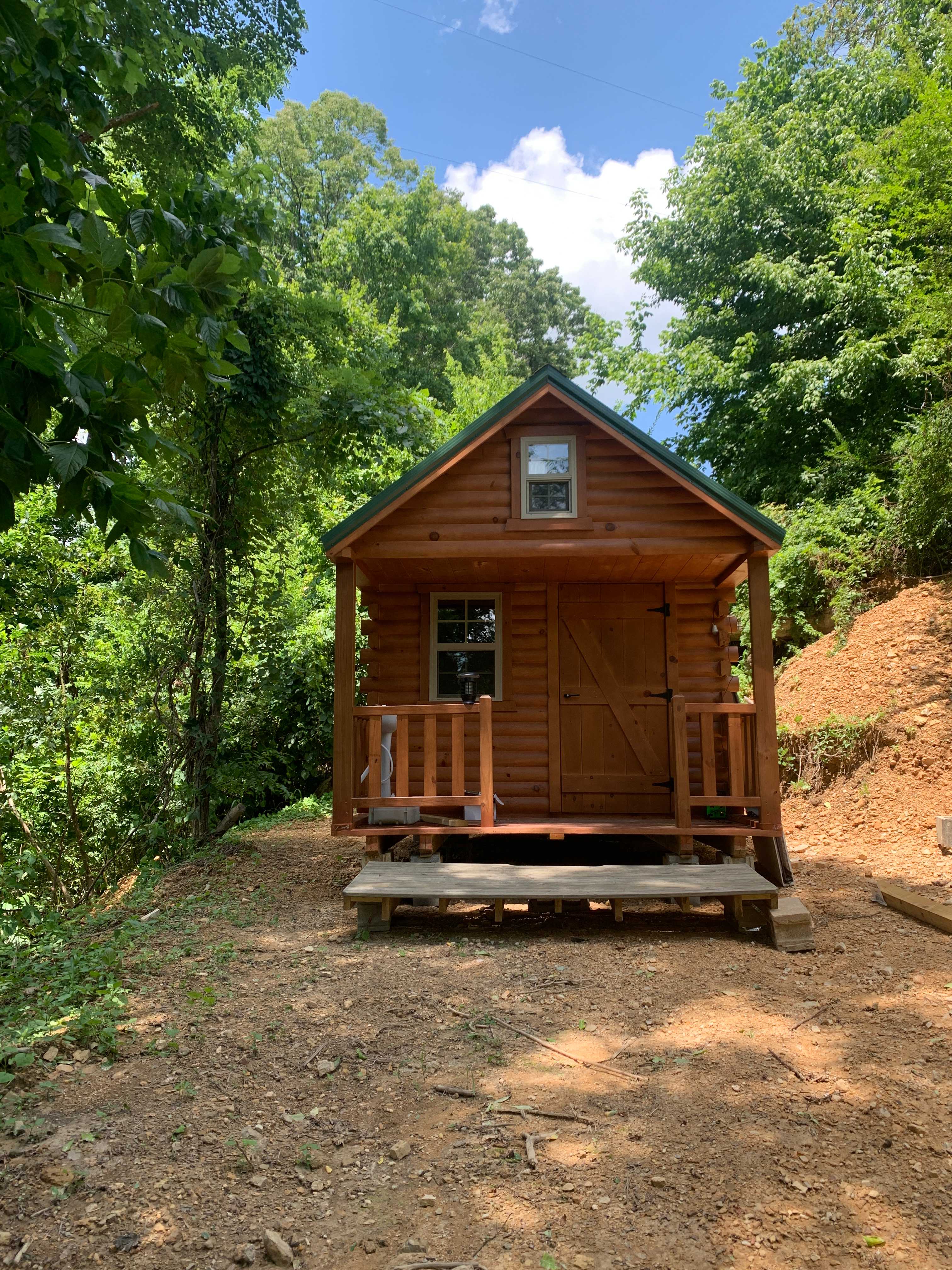 The cabin on the ridge