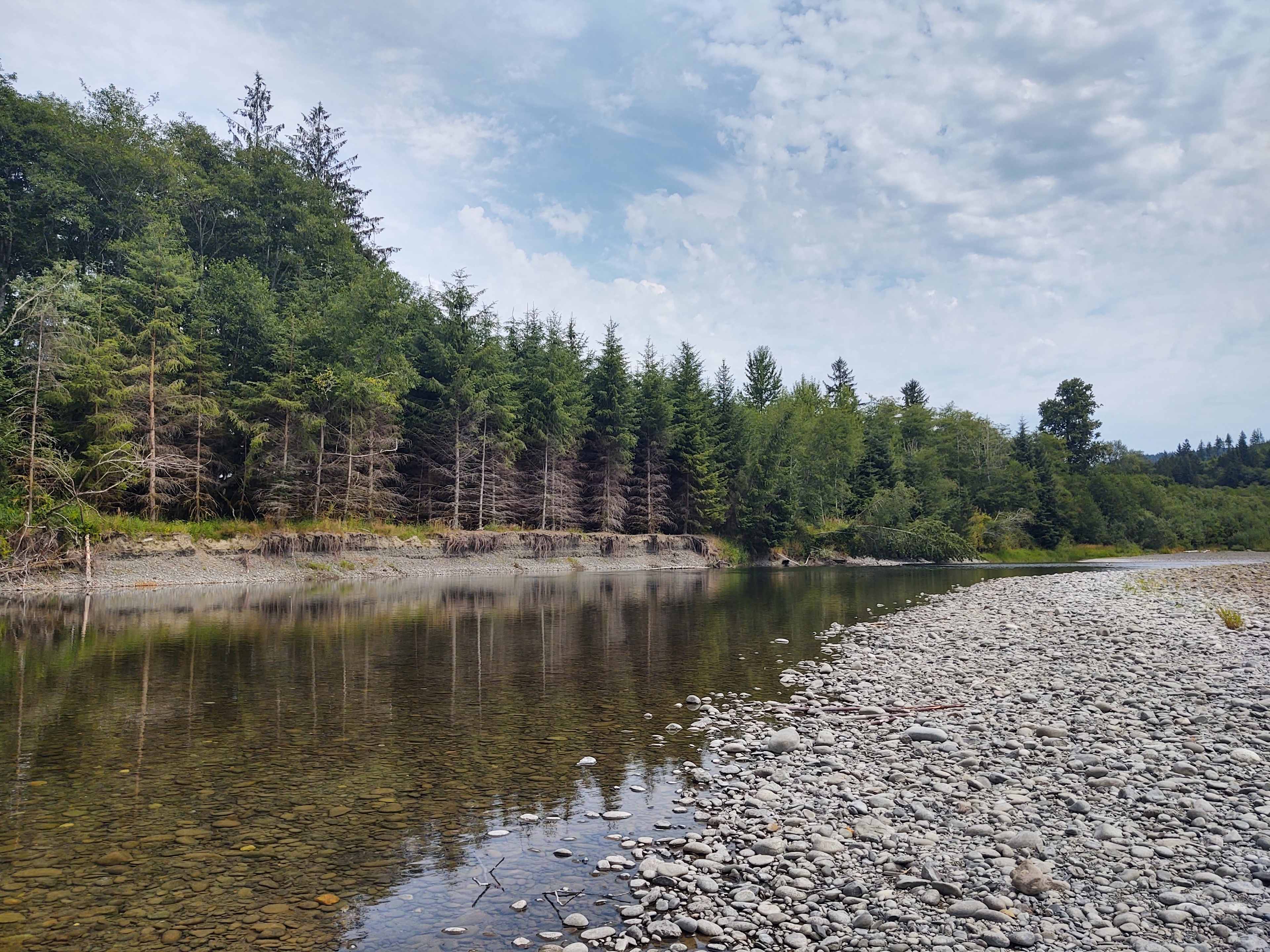 River nearby