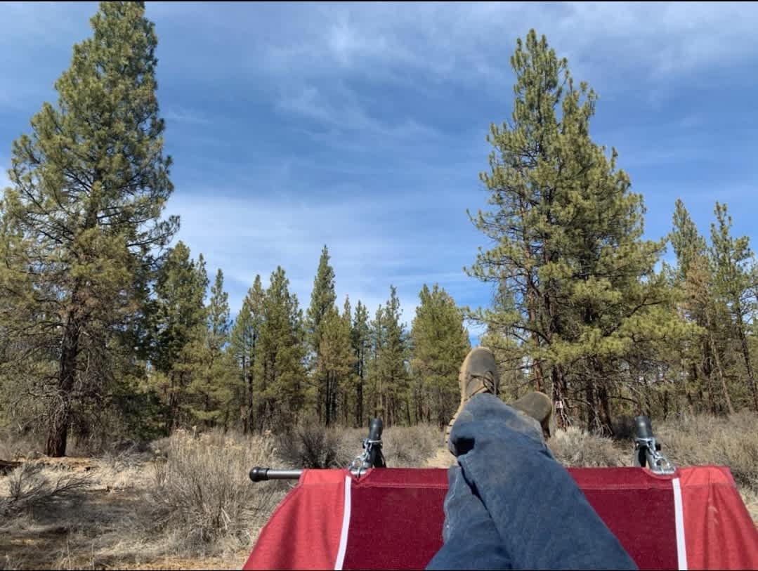 You'll find eagles, rabbits and other small game around while relaxing.