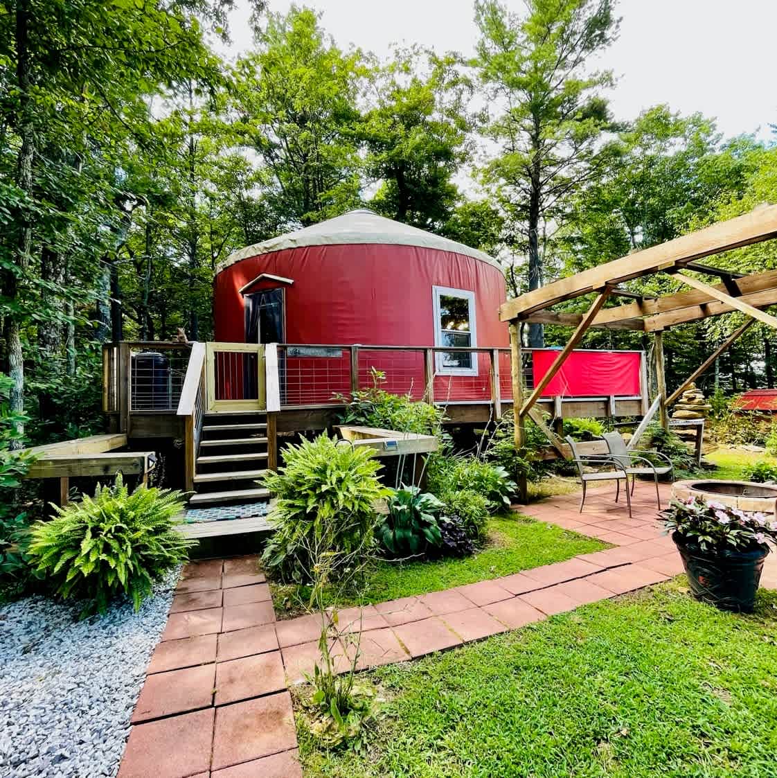 summer time at the yurt