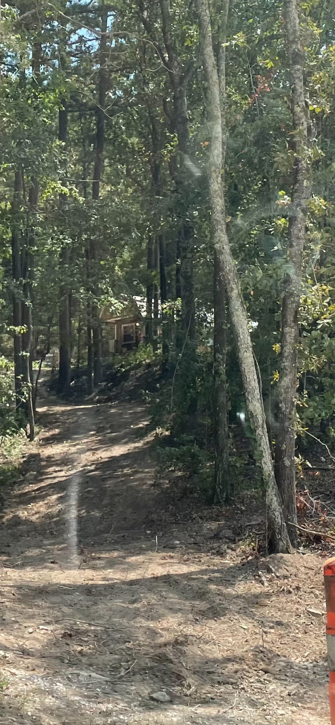 My son lives on the hill, please do not attempt to travel up this driveway, you will get stuck, and this is not the campsite area