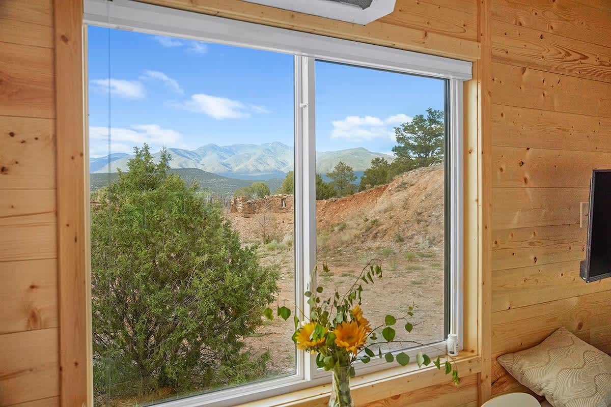 The mountain vista you can view out of the picture window in the Rainbow Connection.