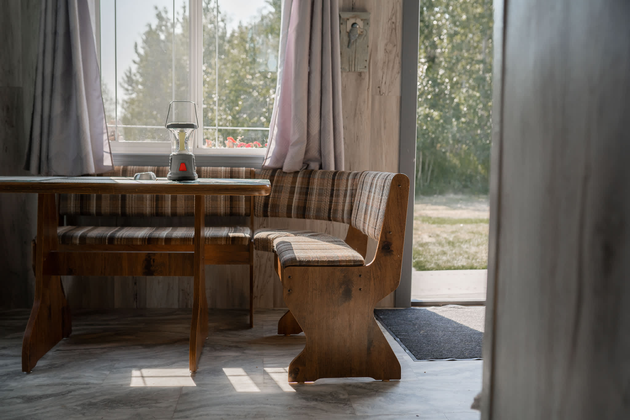Cozy table inside