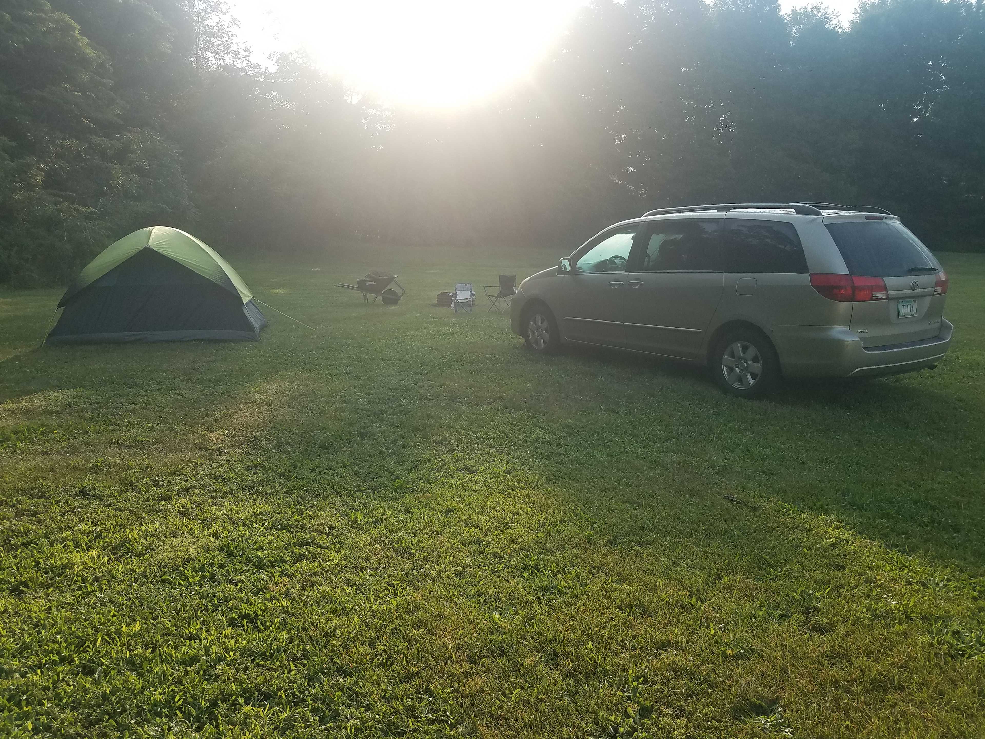 Atomic camp ground
