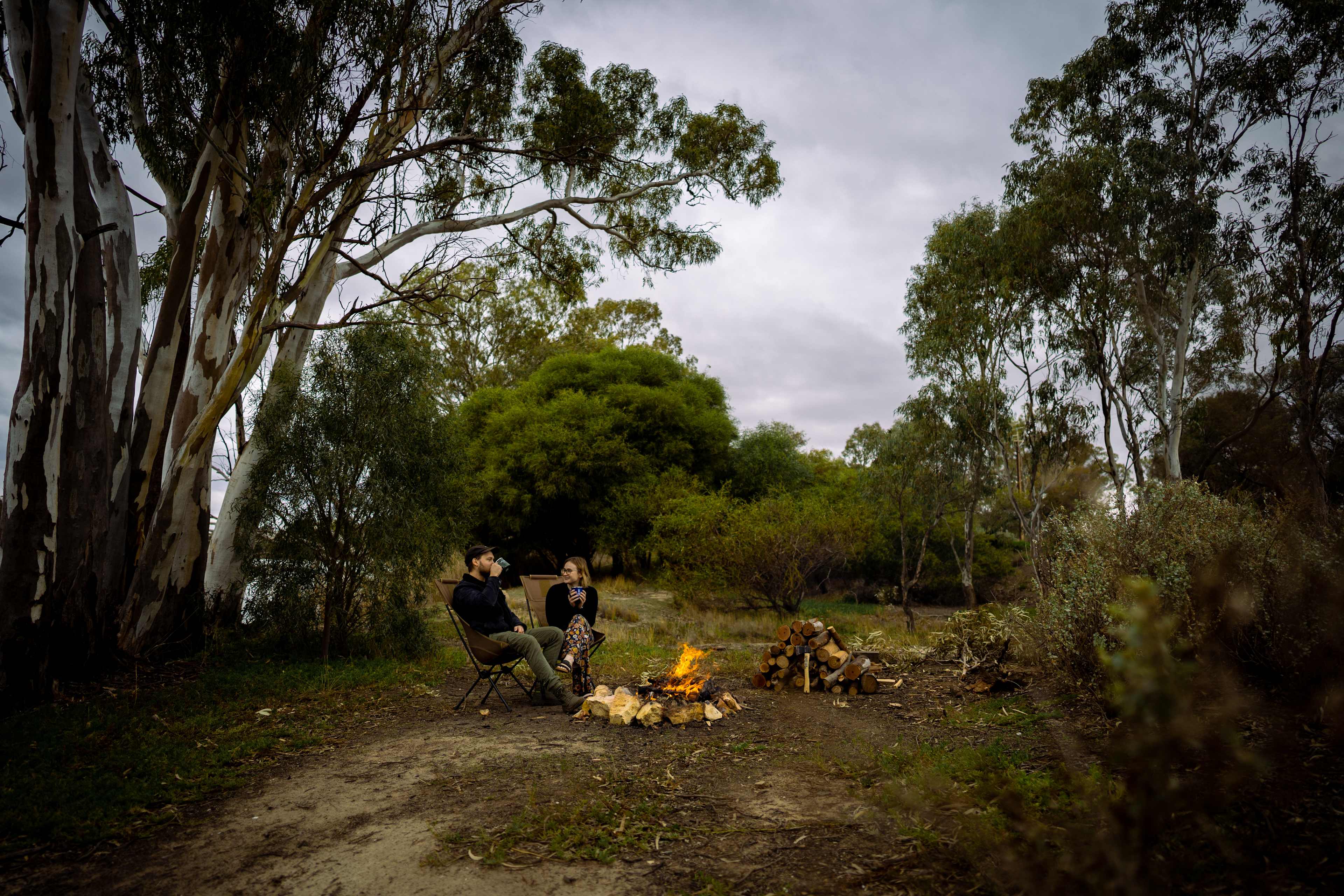 Secluded exclusive river campsite