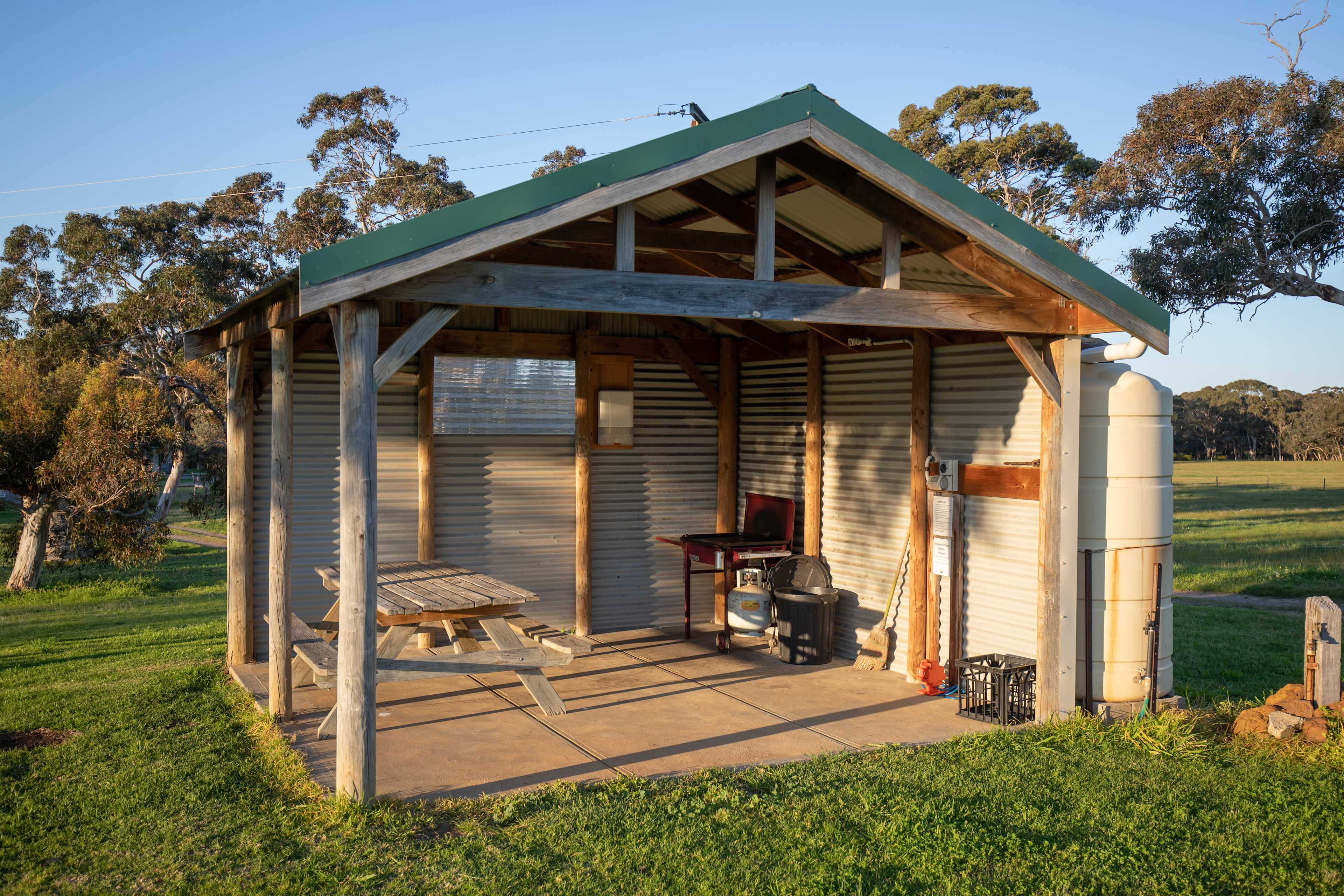 BBQ area