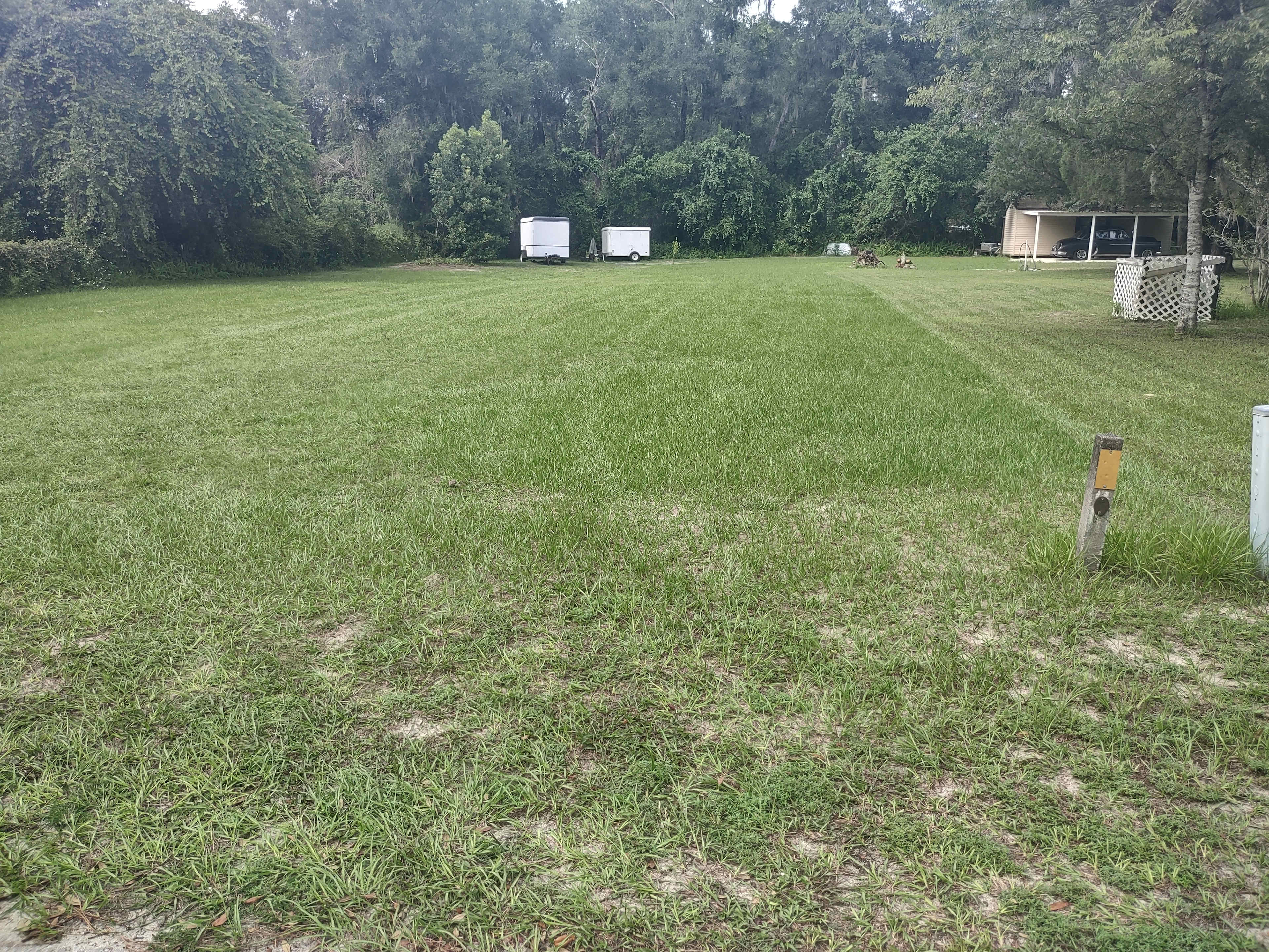1/2 acre open area