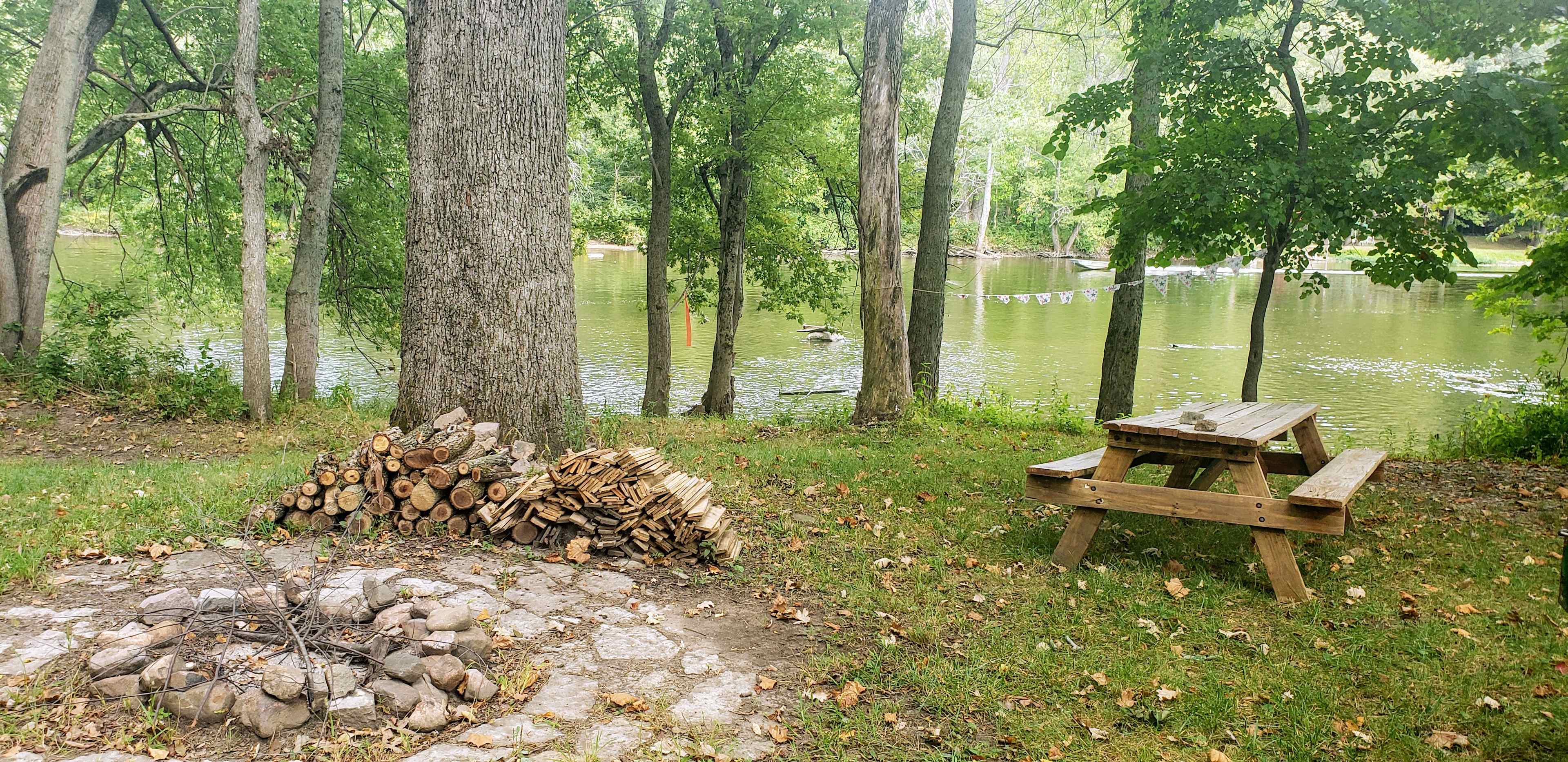 River camp site
