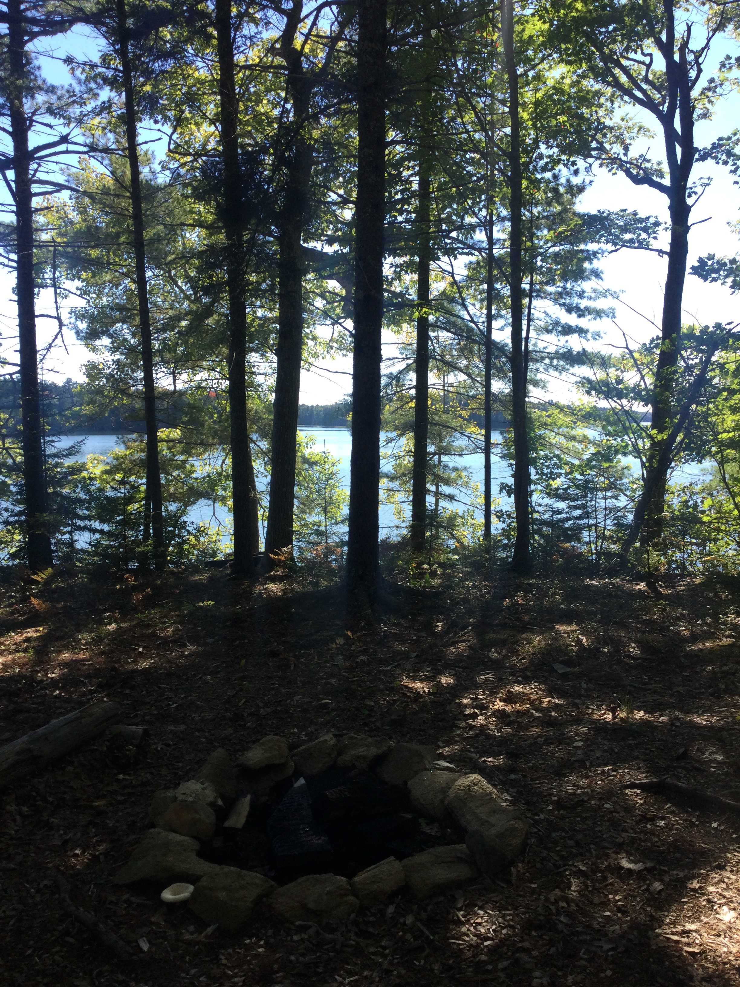 Waterfront campsite