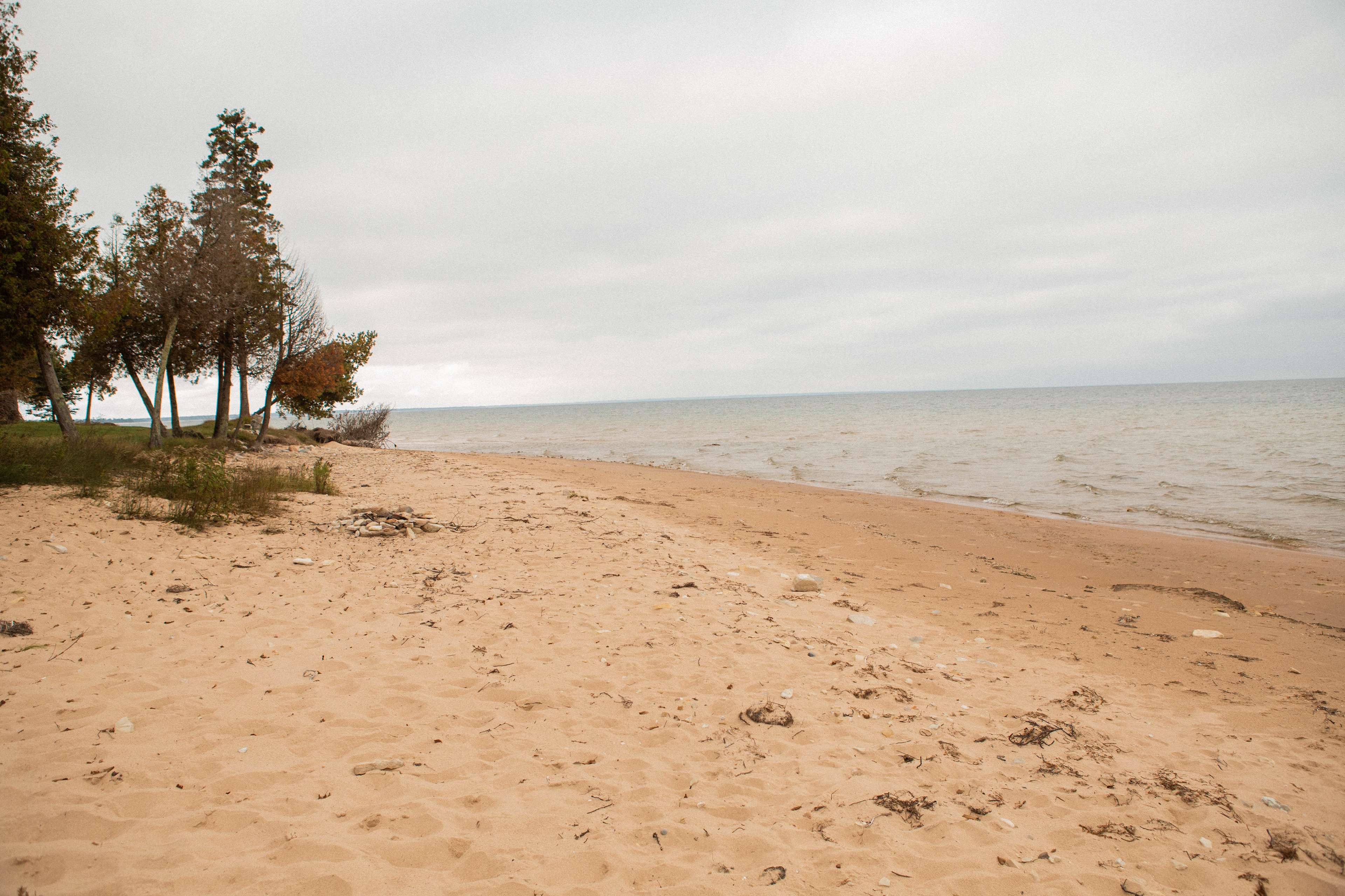 View toward the North on the beach
