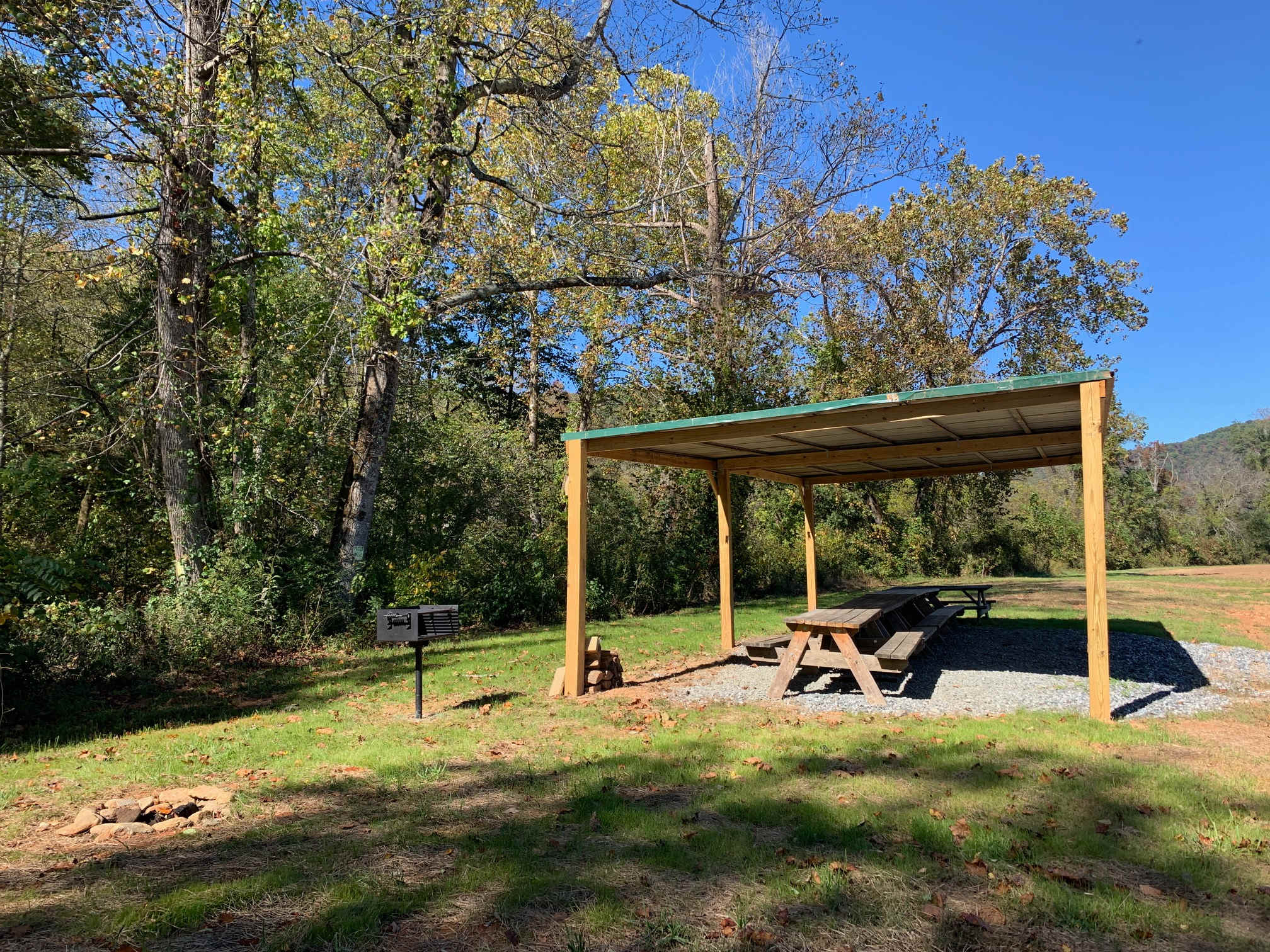 Riverside Camping on the Farm