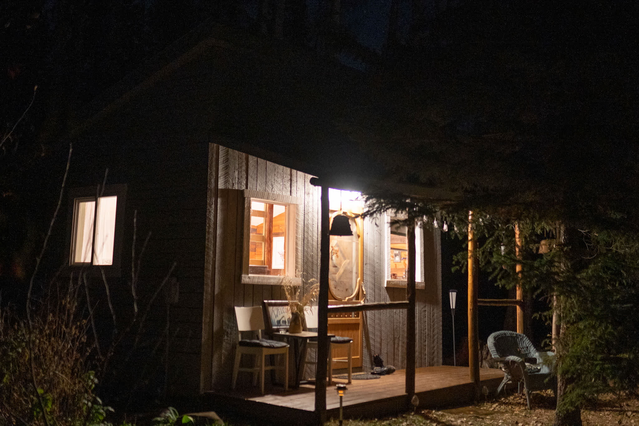 Cozy in the woods