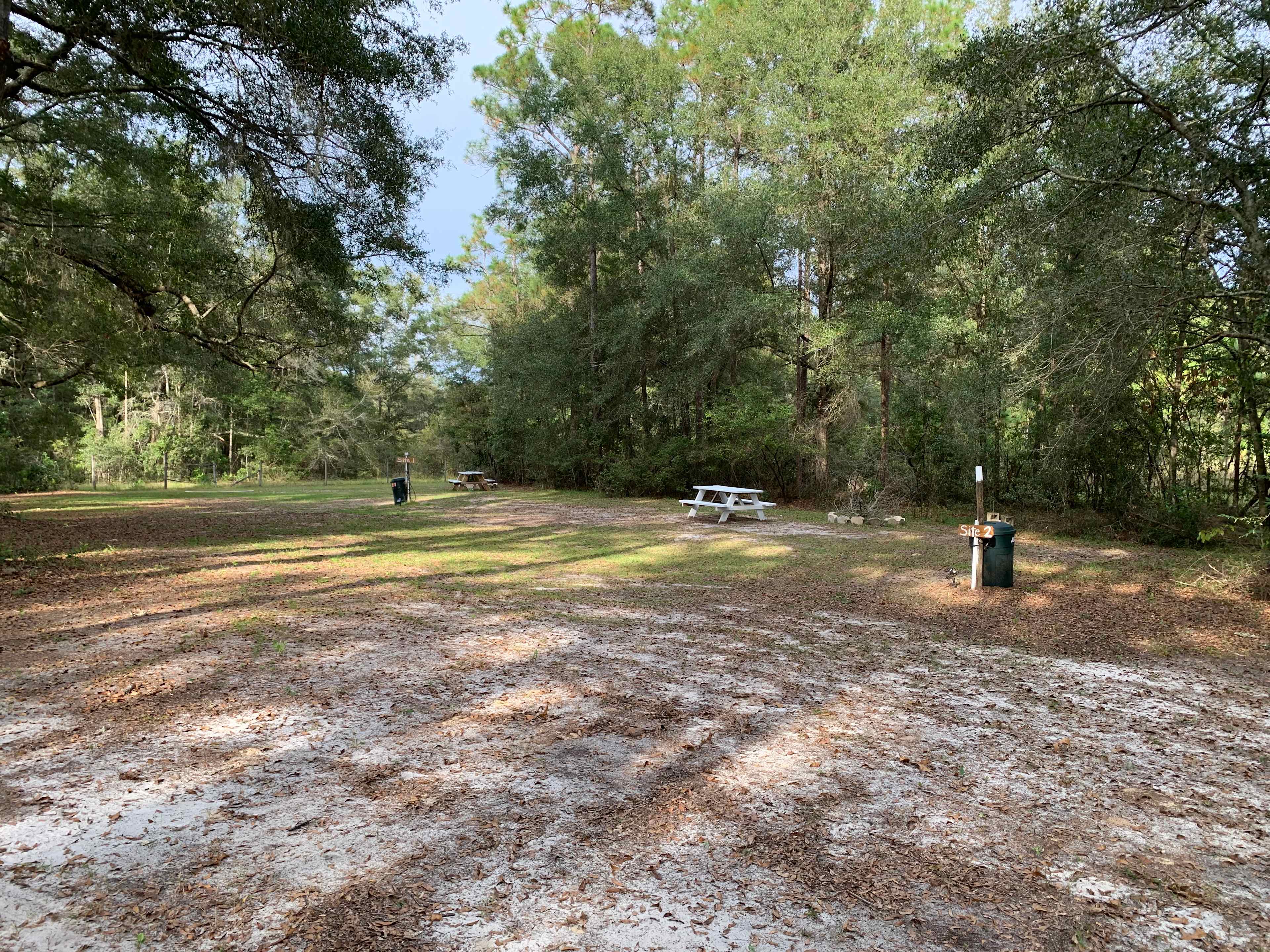 Site # 1 & 2, view from bathhouse. 
