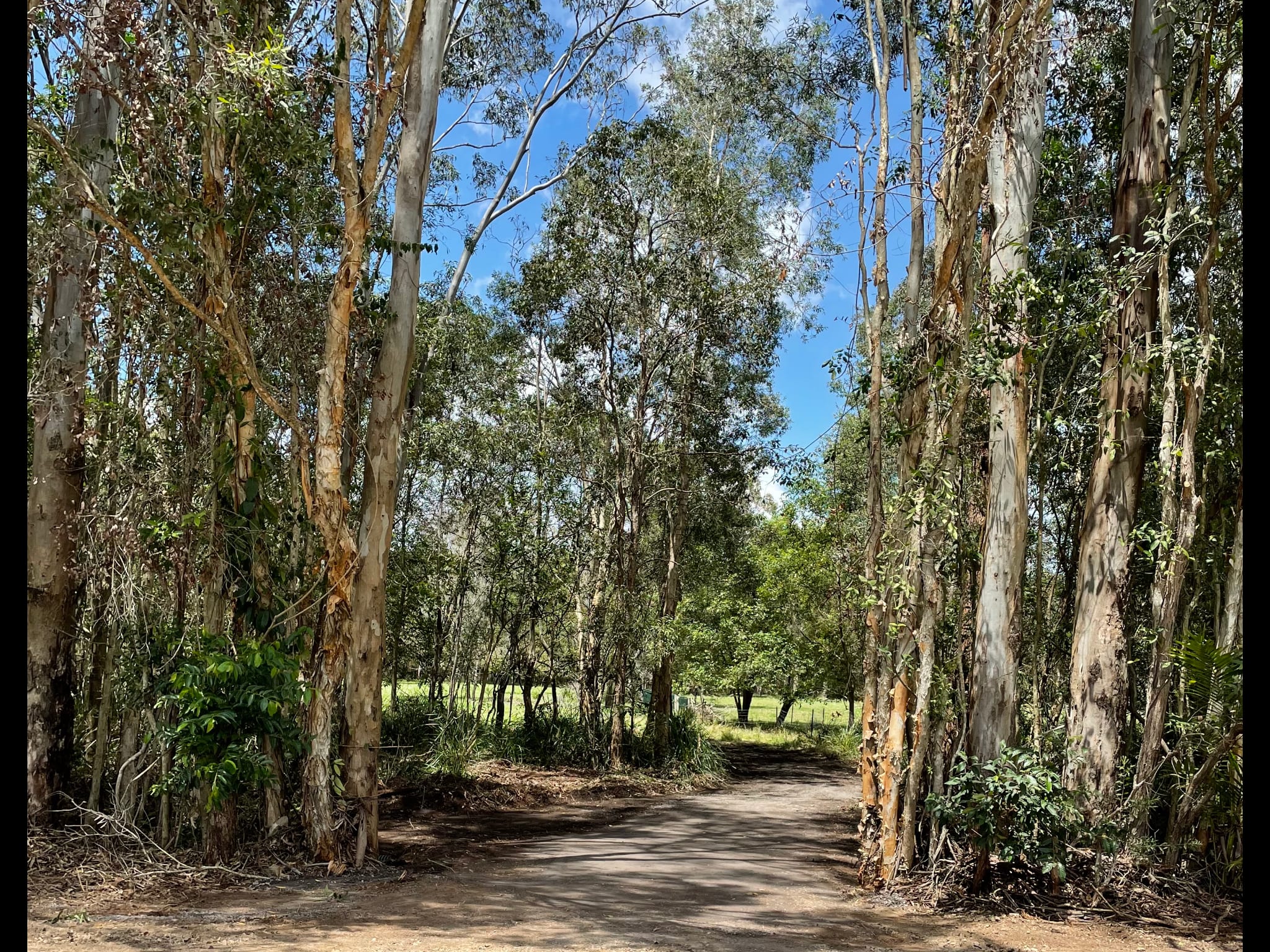 Entrance to camp sites