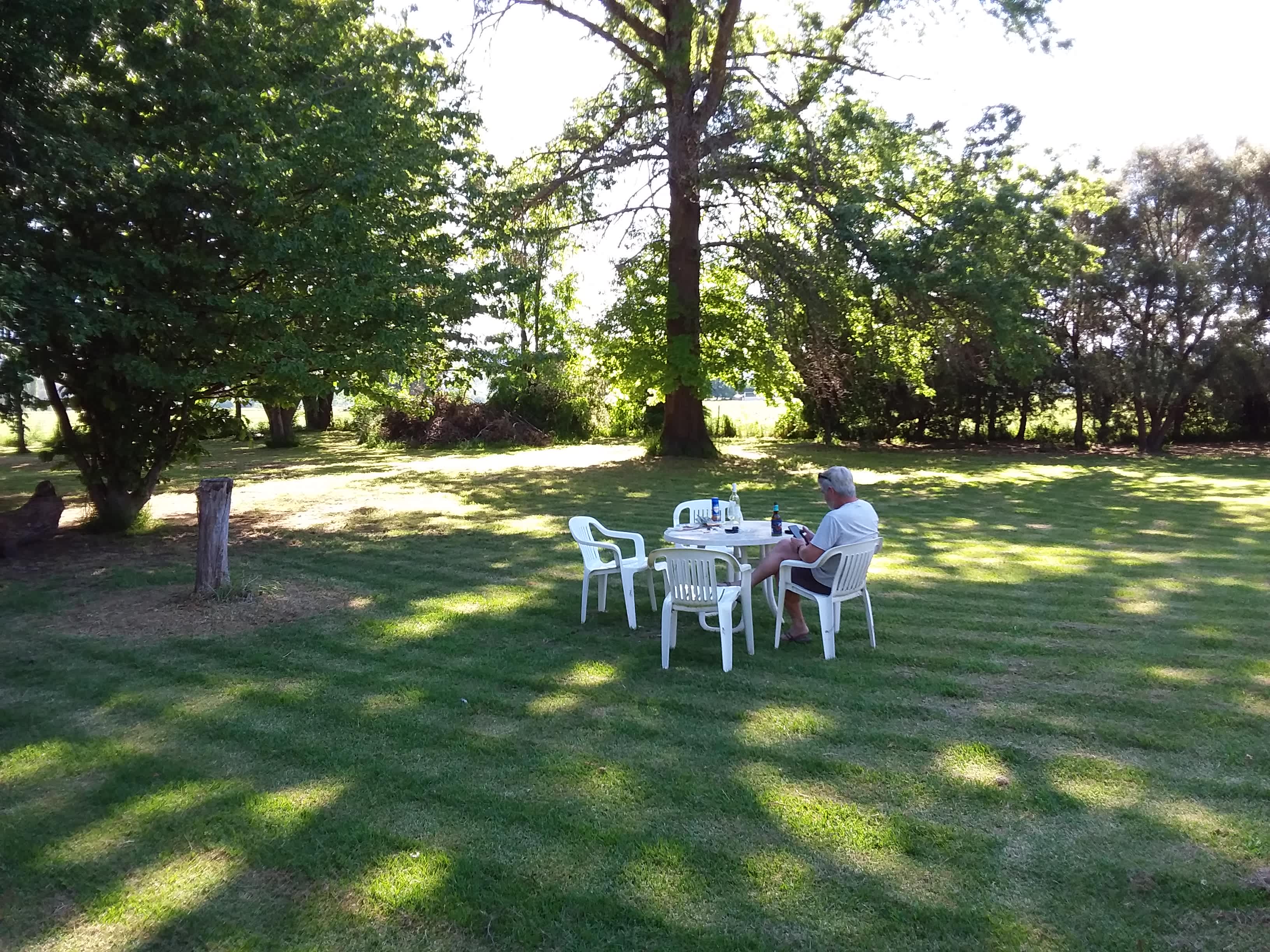 Level shady spot