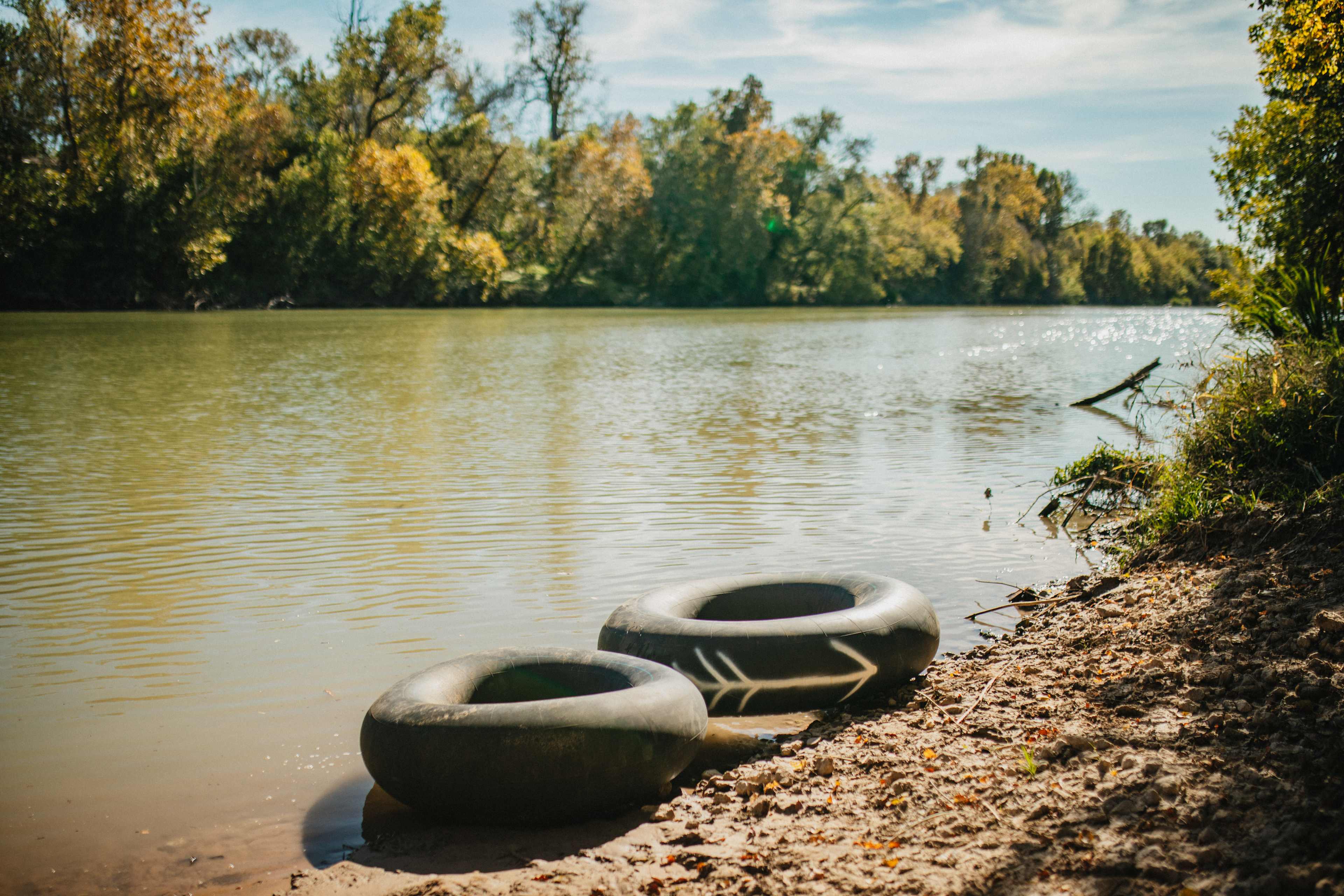 You can rent a tube from the Host and float directly to your site!